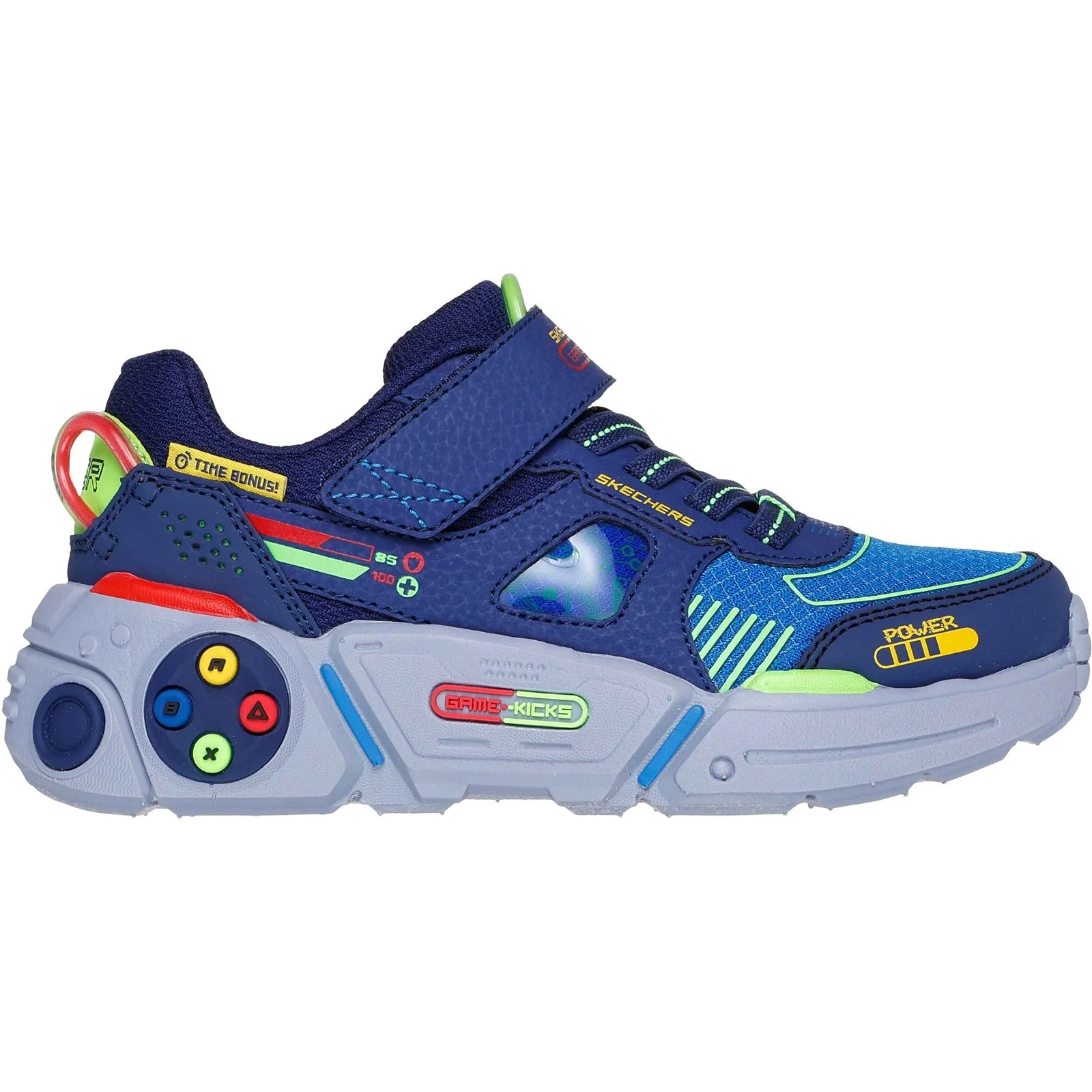 Skechers Junior Boys Game Kicks: Gametronix 2.0 Trainer Navy/Multi - Image 4