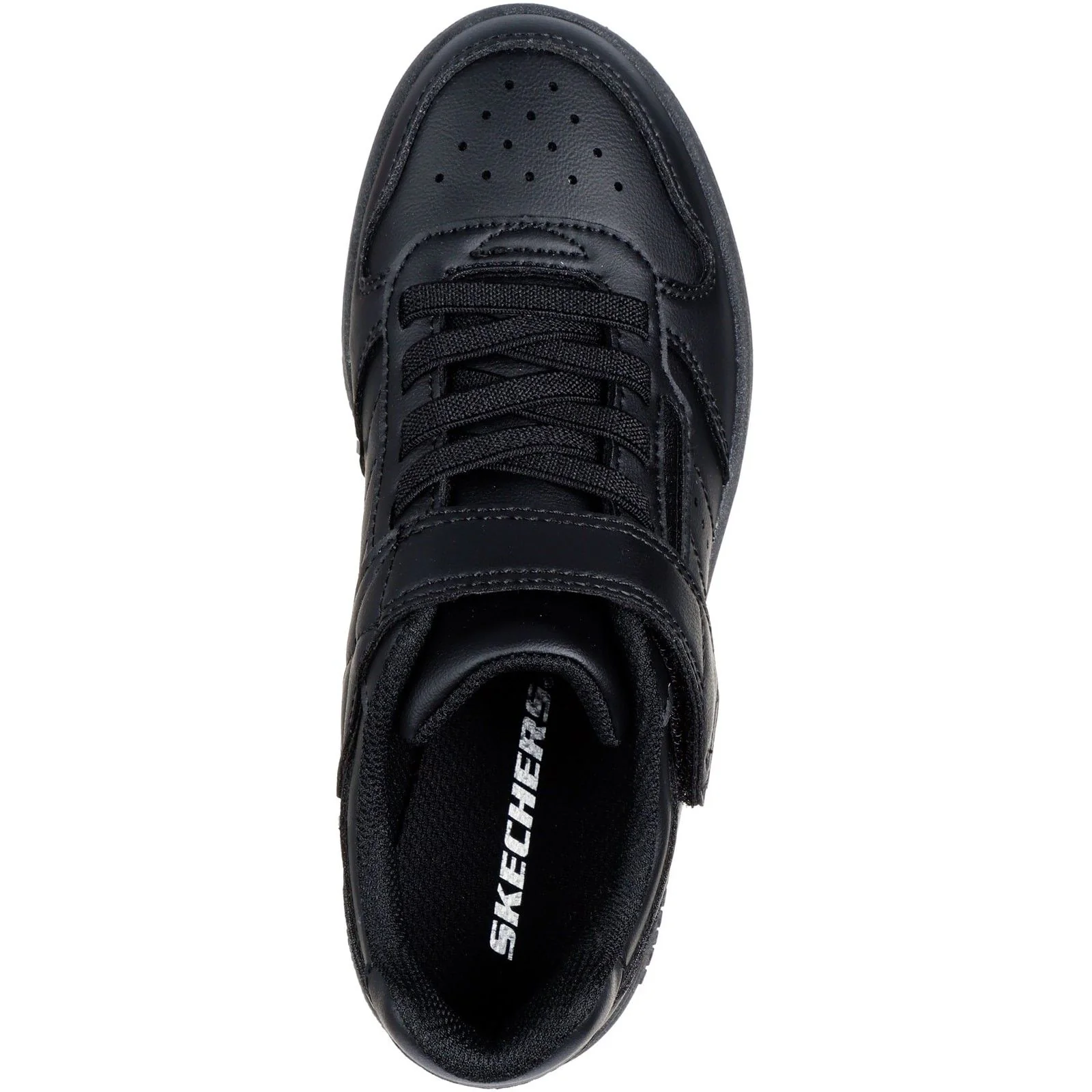 Skechers Junior Boys Quick Street Trainer Black - Image 4
