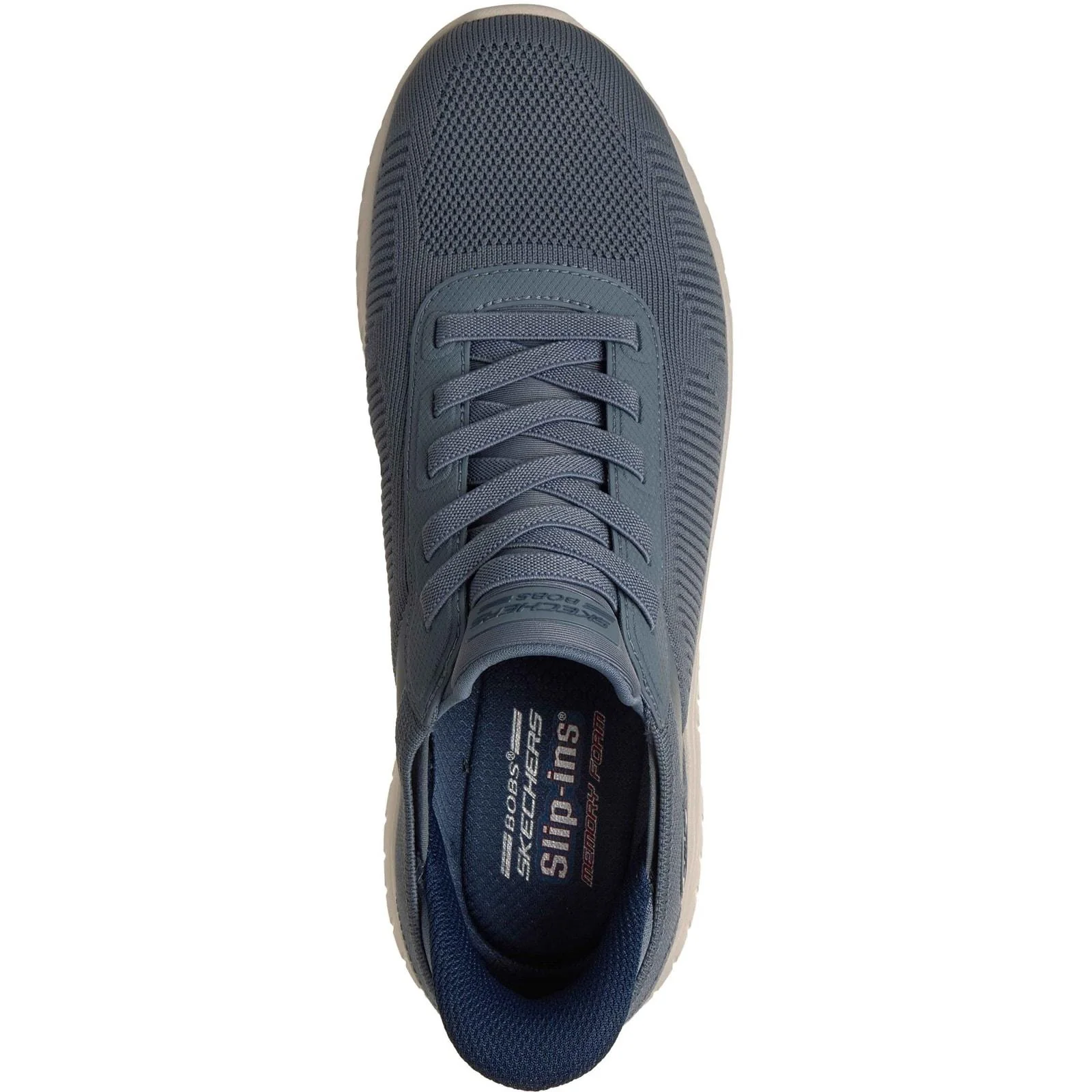 Skechers Mens BOBS Sport Squad Chaos Solid Step Shoe Slate - Image 3