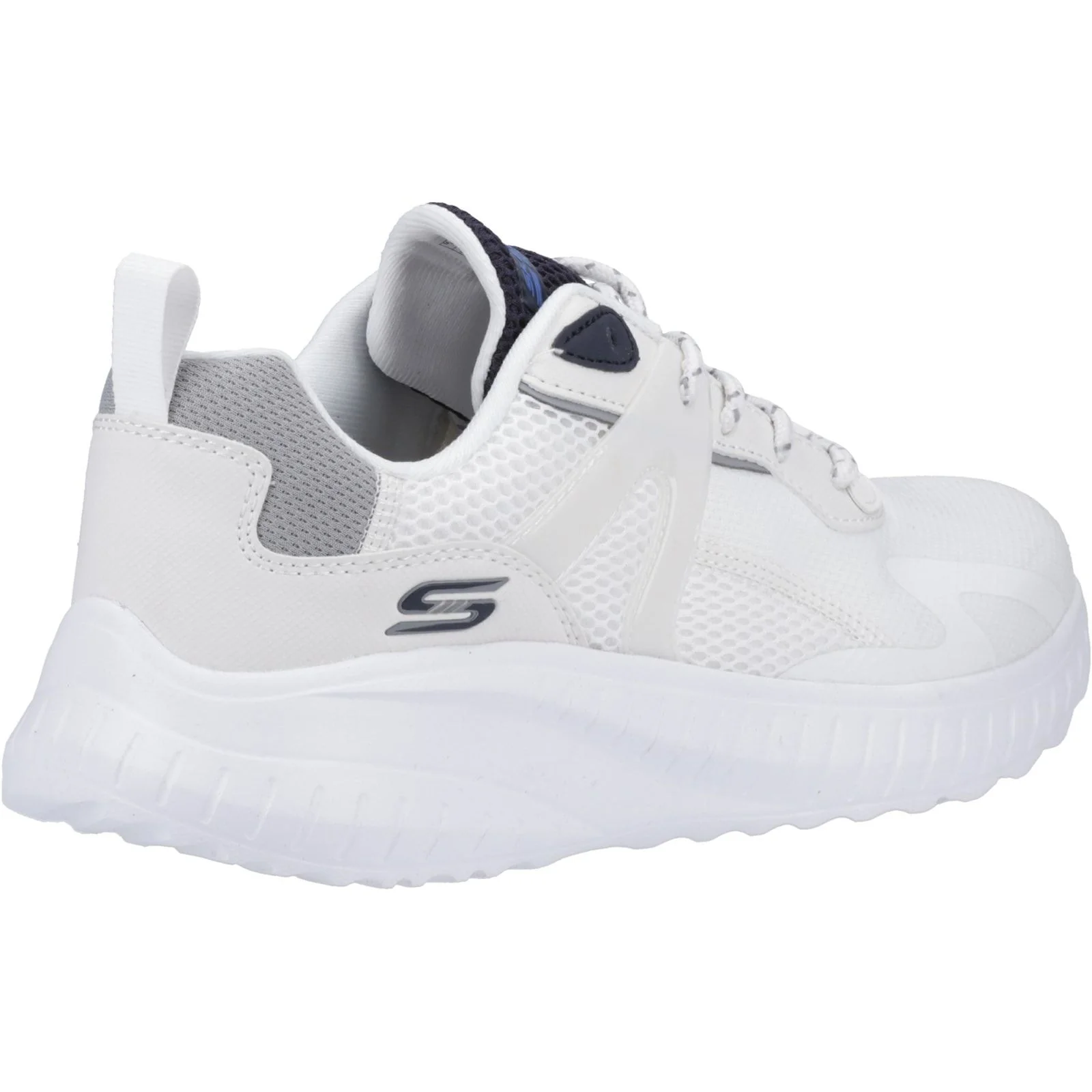 Skechers Mens Bobs Squad Chaos Elevated Drift Trainers White/Multi - Image 5