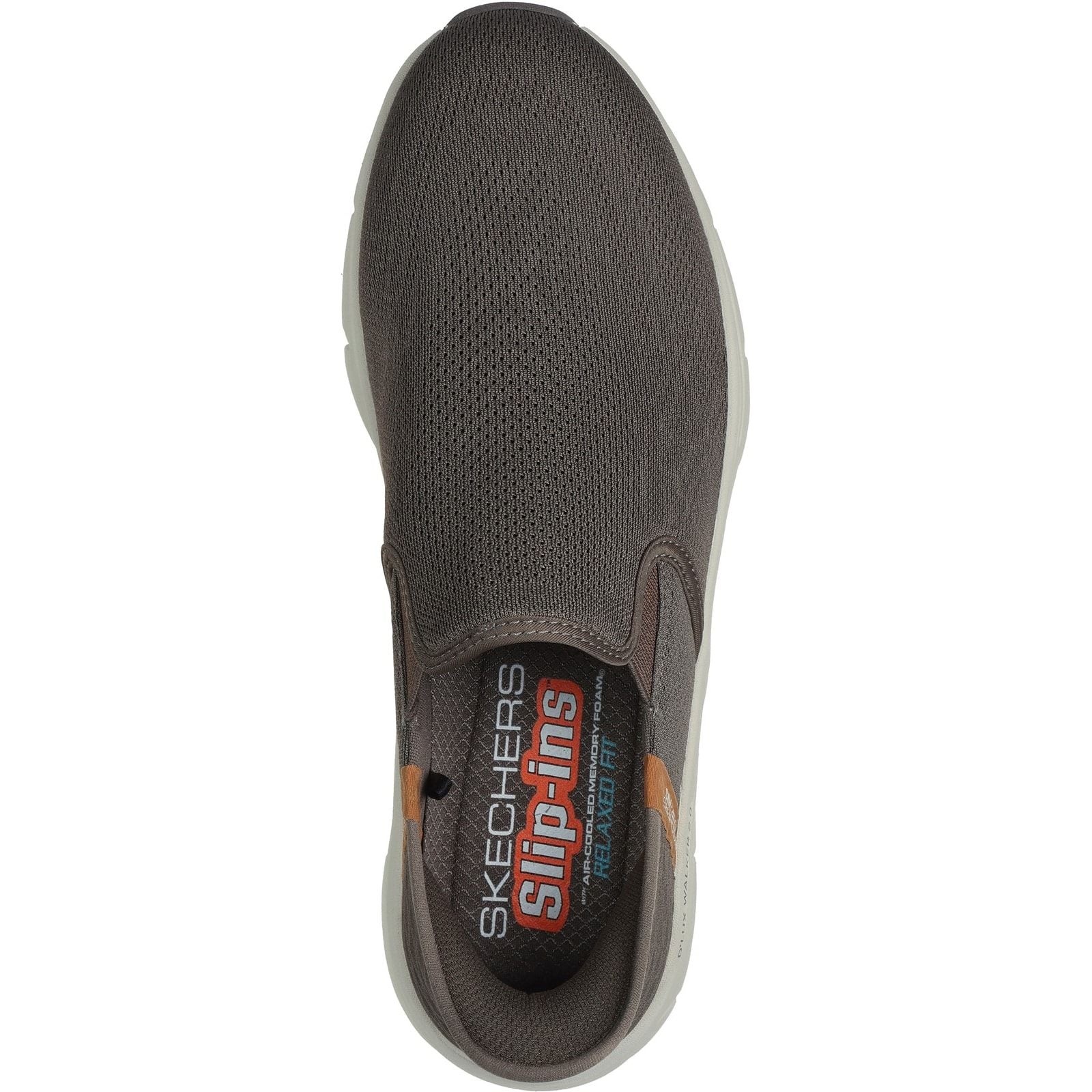 Skechers Mens D'Lux Walker 2.0 Shoes Brown - Image 4