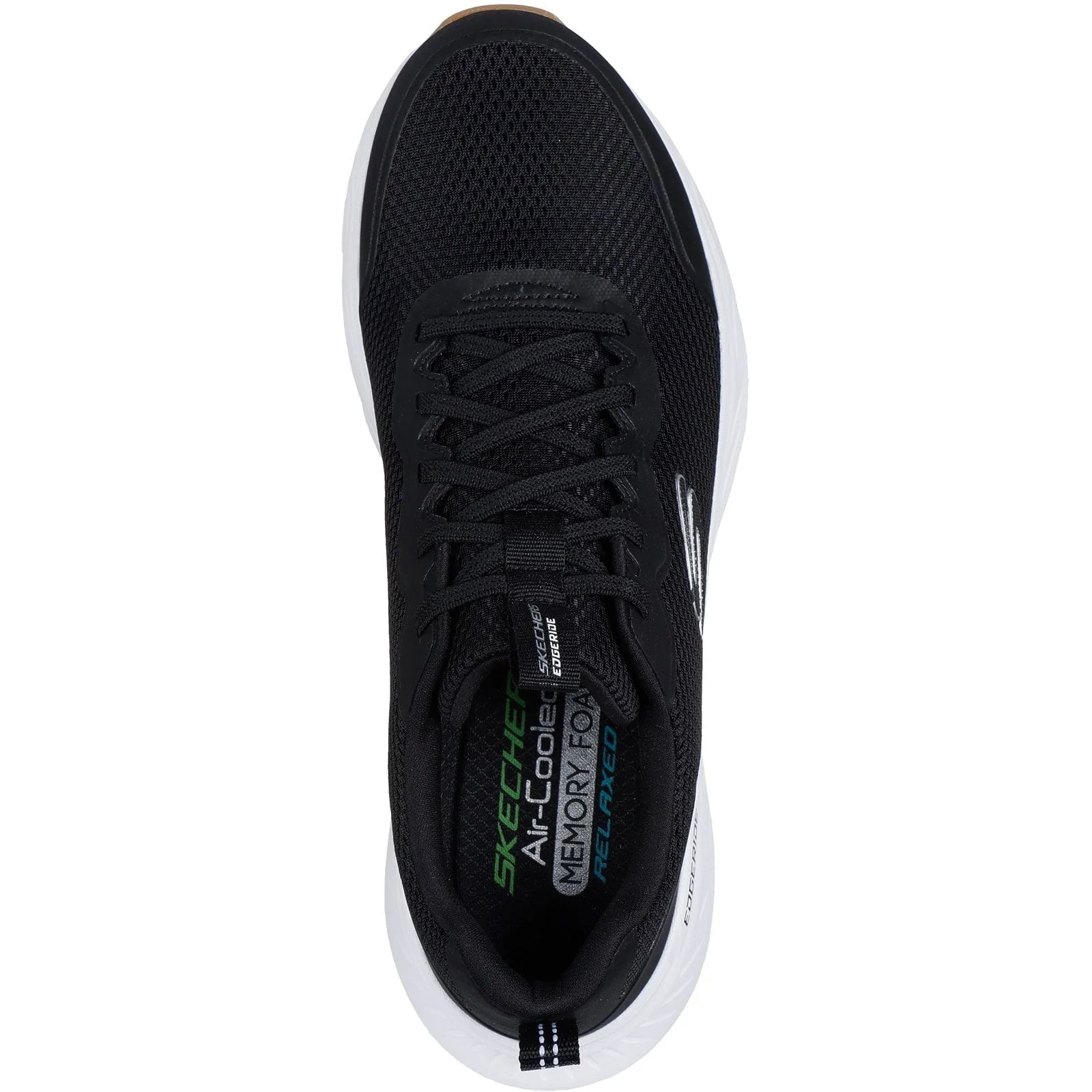 Skechers Mens Edgeride Rekze Shoe Black/White - Image 4