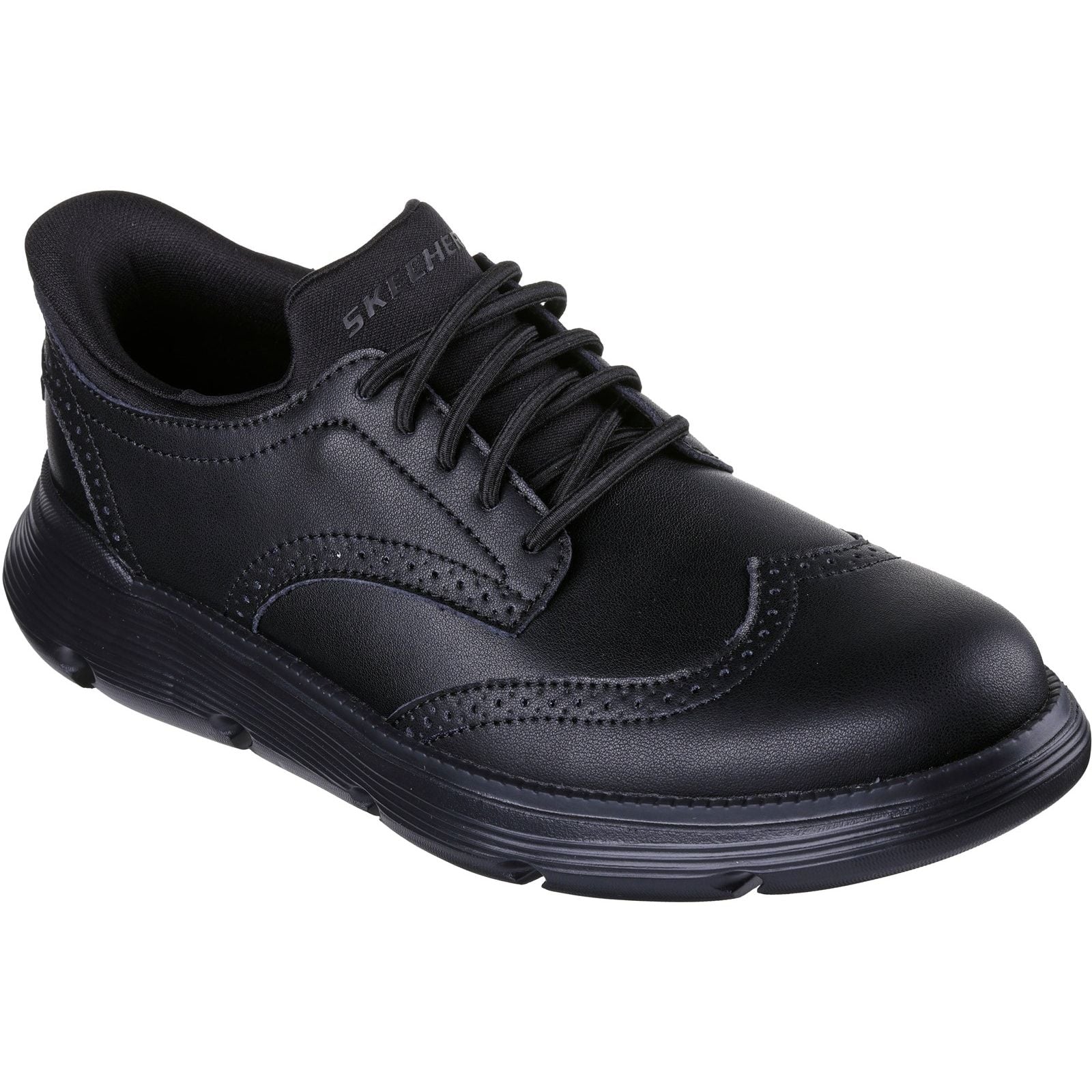 Skechers Mens Garza Sully Shoe Black - Image 5
