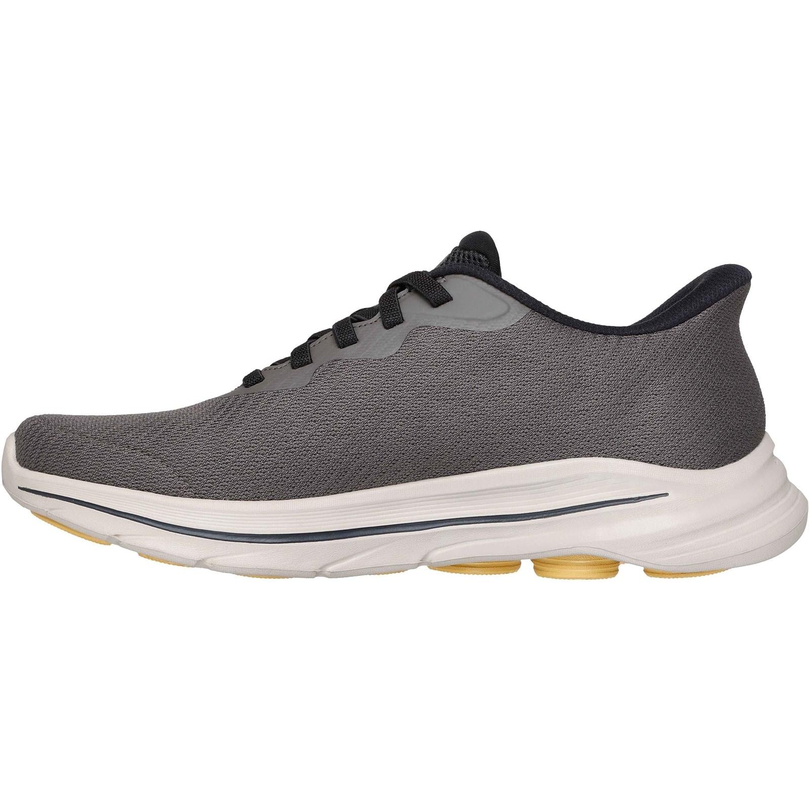 Skechers Mens GO WALK 8 Pate Trainer Taupe - Image 2