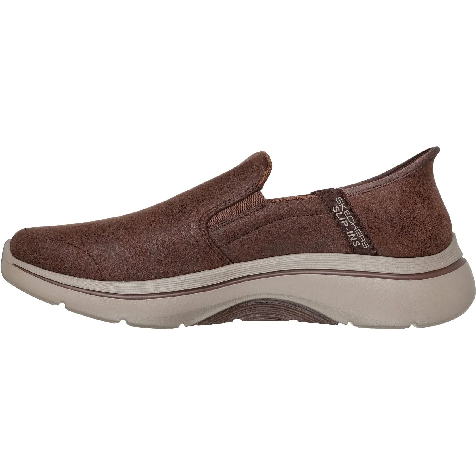 Skechers Mens Go Walk Arch Fit 2.0 Quest  Trainers Brown - Image 2