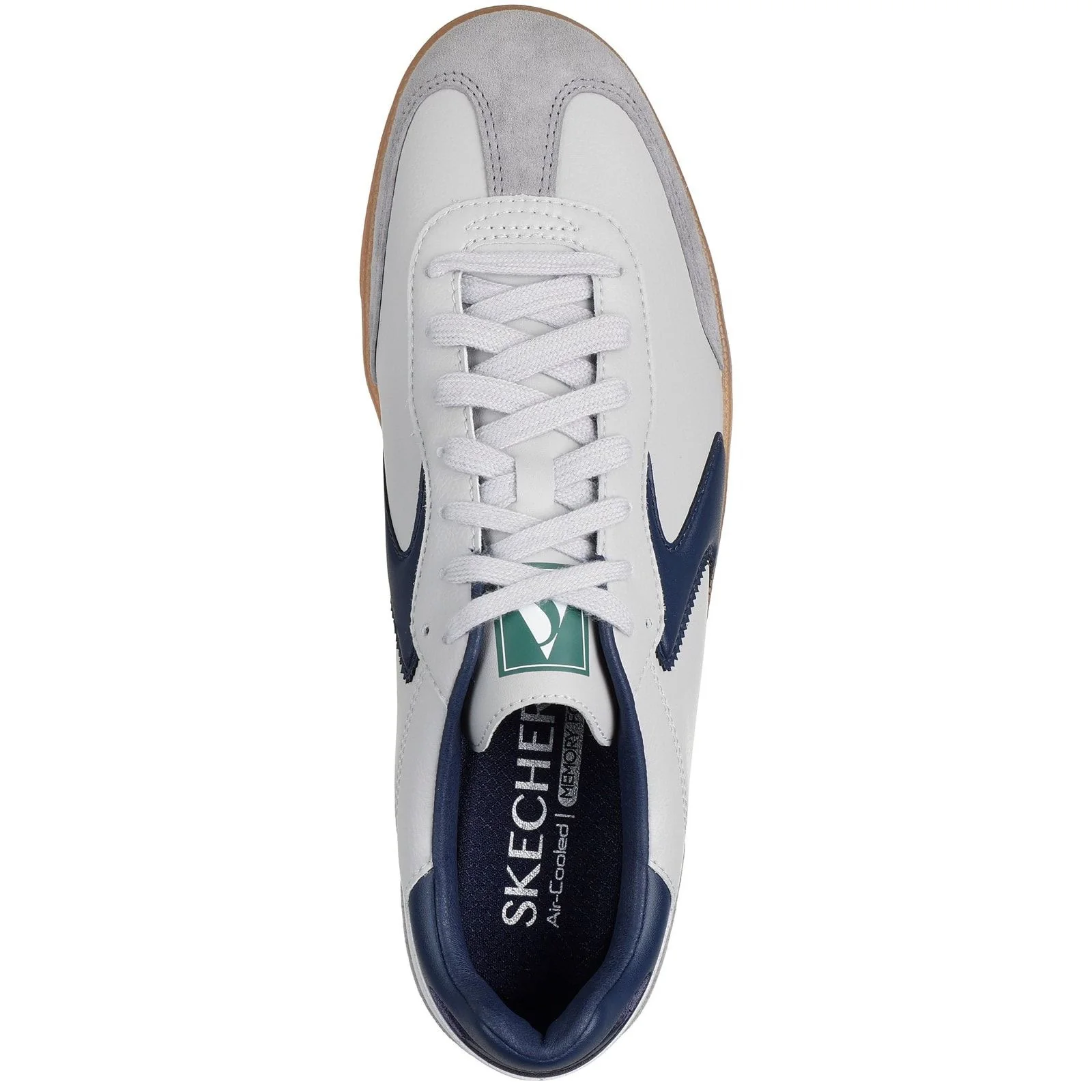 Skechers Mens Hotshot Pyke Trainer Grey/Navy - Image 4