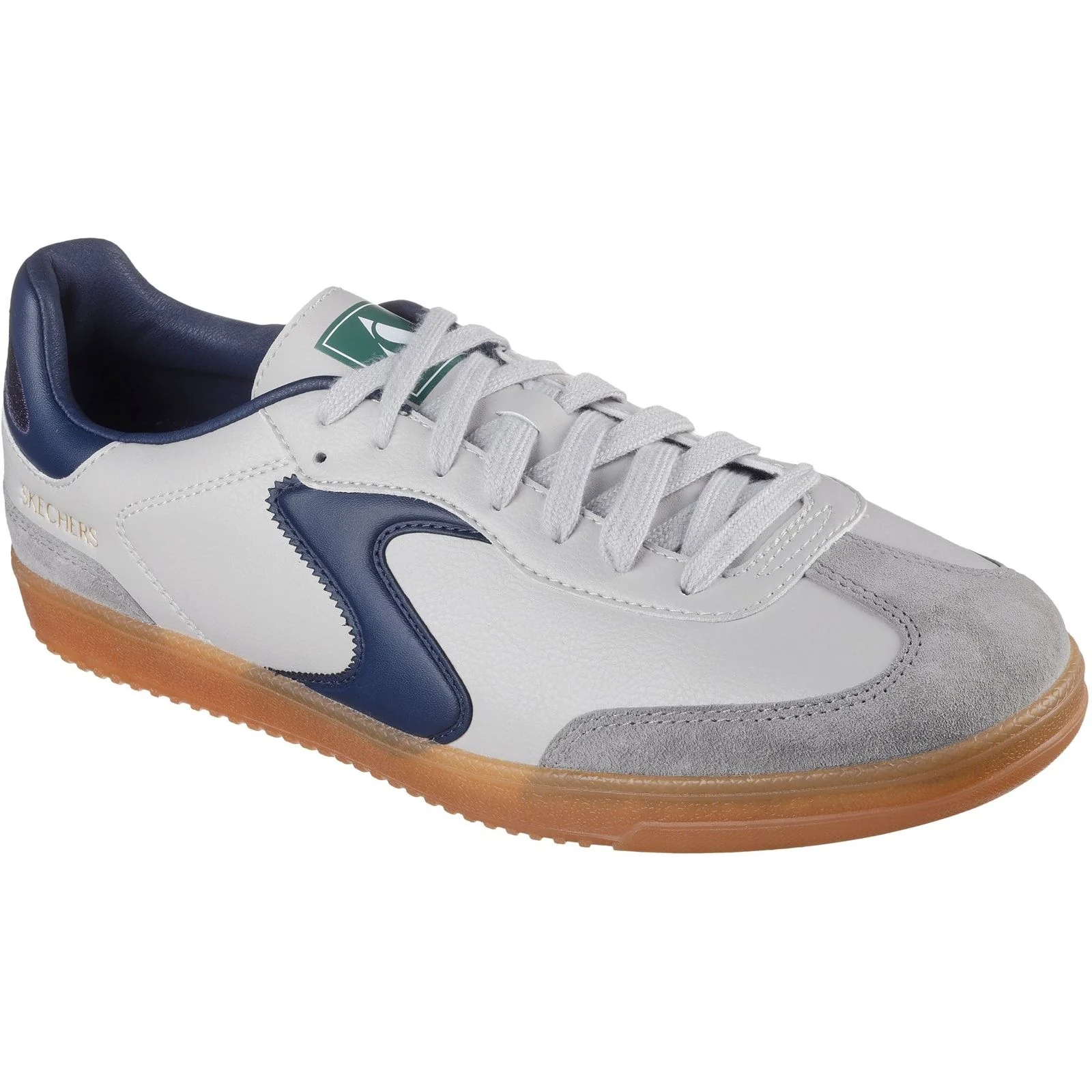 Skechers Mens Hotshot Pyke Trainer Grey/Navy - Image 5