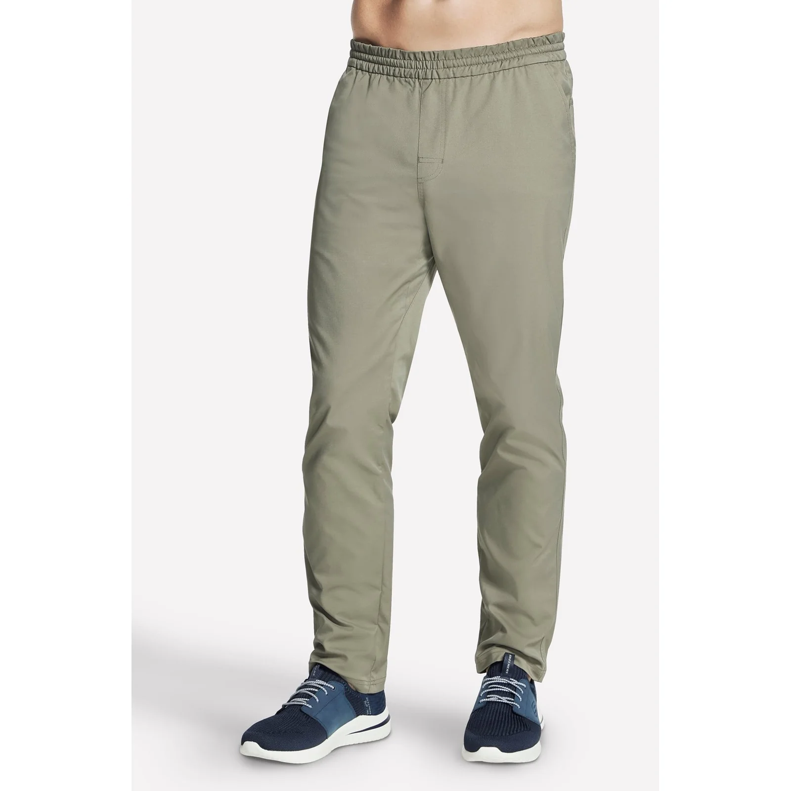Skechers Mens Pant Downtown Classic Olive/Grey - Image 3
