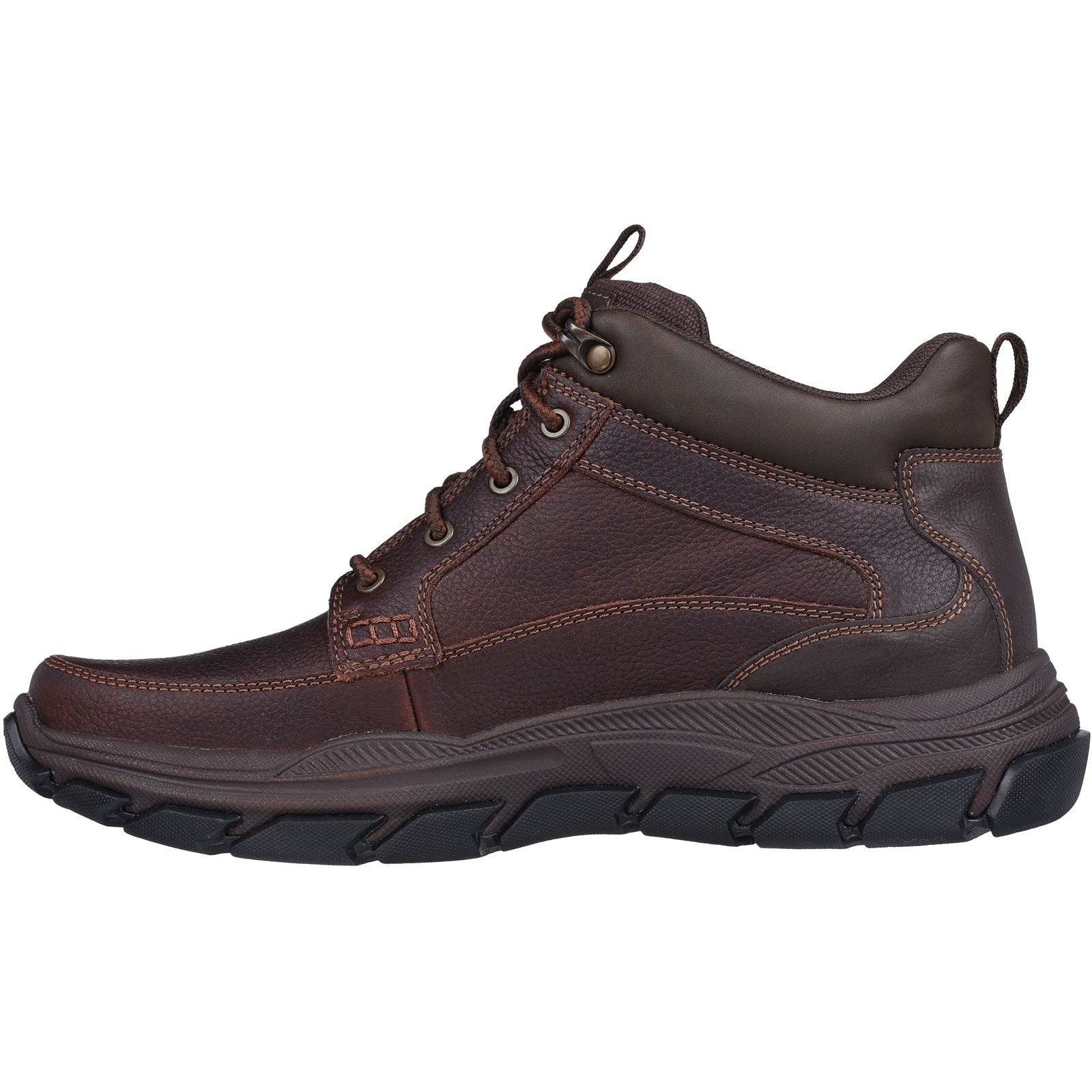 Skechers Mens Respected Boswell Hiker Red/Brown - Image 2