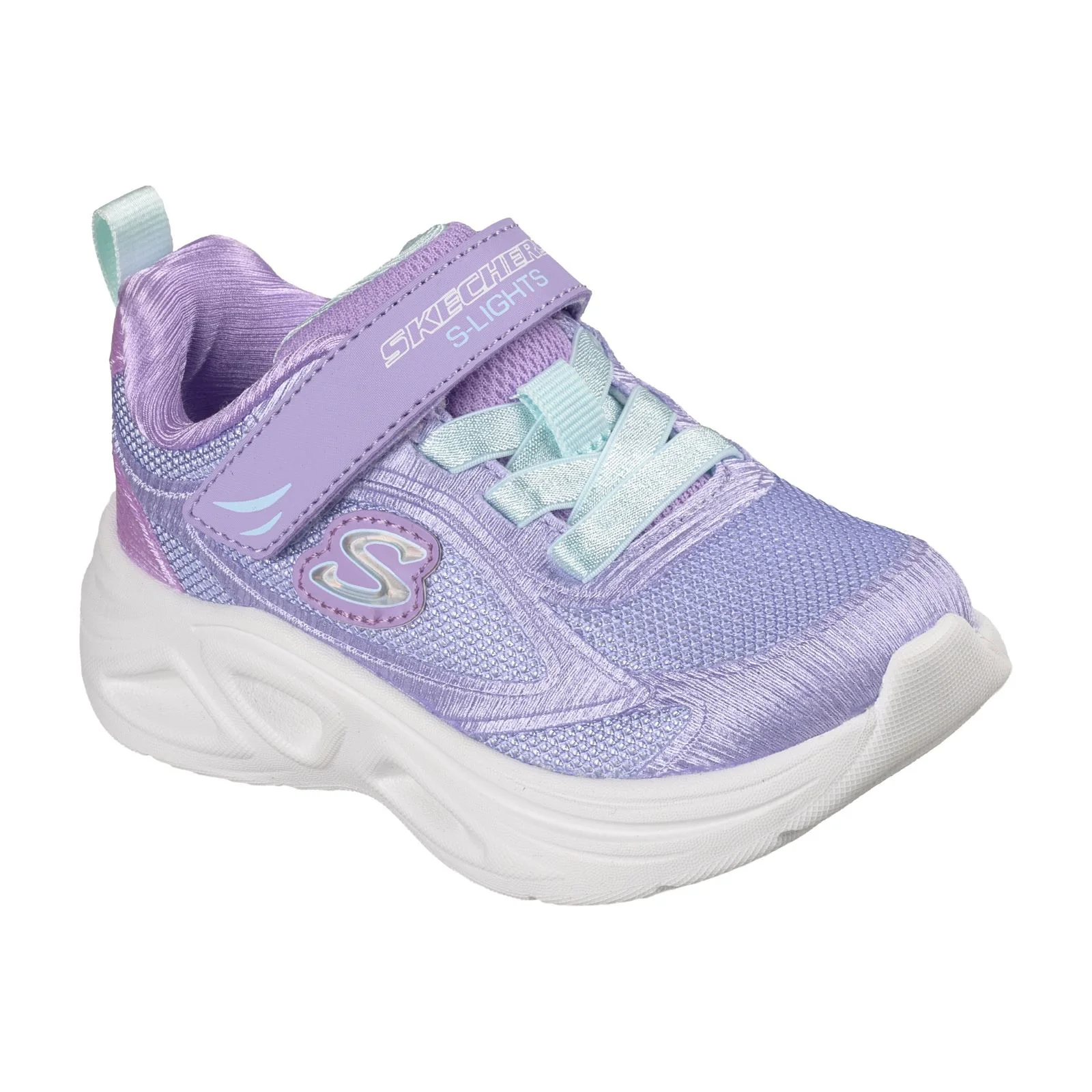 Skechers Sola Glow 2.0 Dazzle Steps Infant Girls Shoes - Image 5