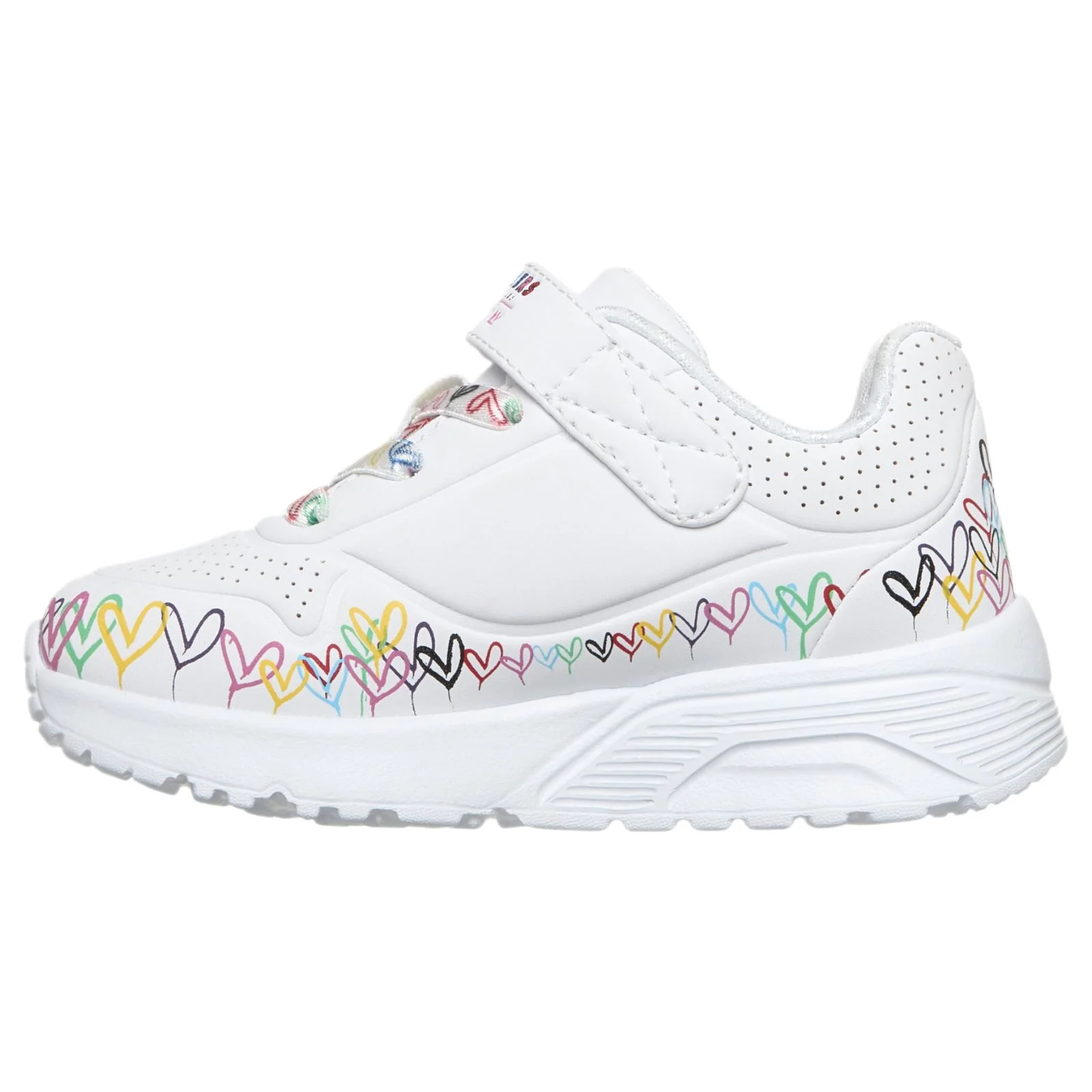 Skechers Uno Lite Heart Craze Infant Girls Shoes - Image 2