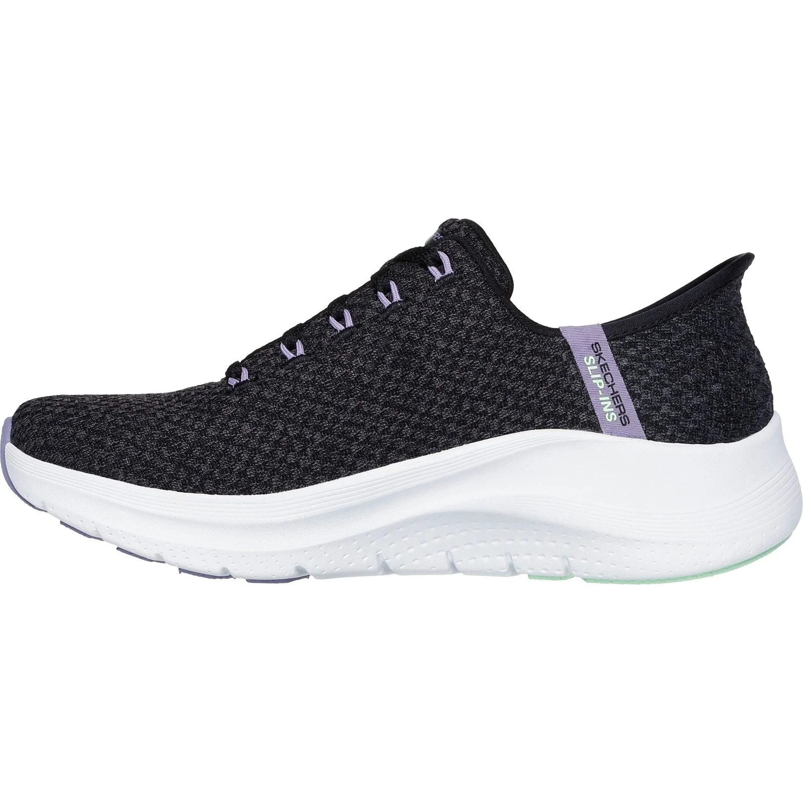 Skechers Womens Arch Fit 2.0 Good Energy Trainers Black/Multi - Image 2