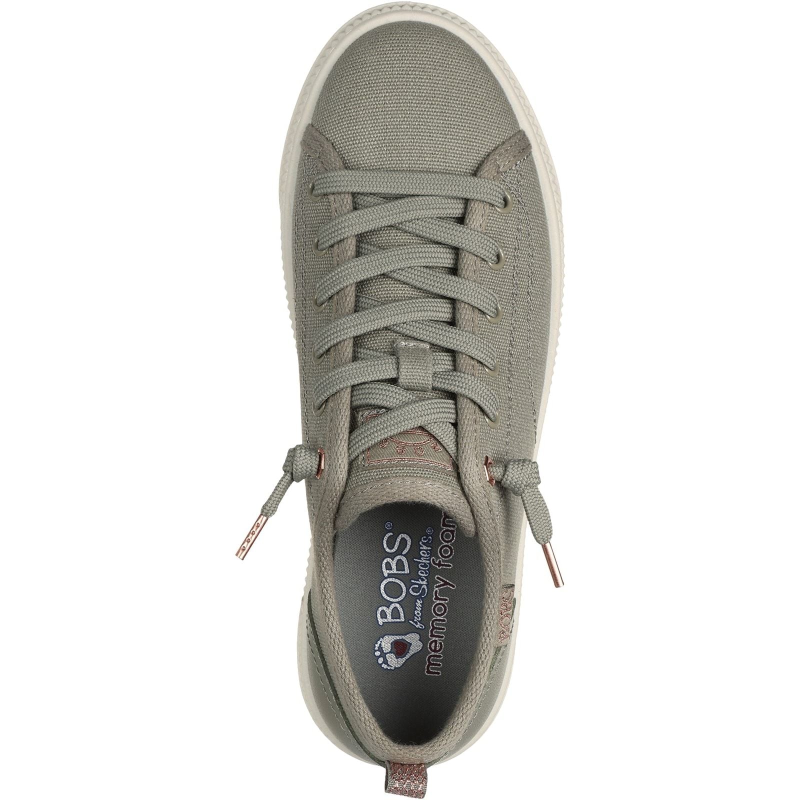 Skechers Womens BOBS Copa Trainers Olive - Image 4
