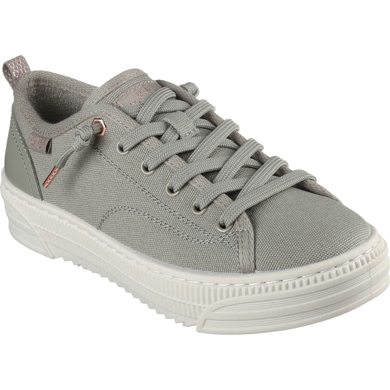Skechers Womens BOBS Copa Trainers Olive - Image 5