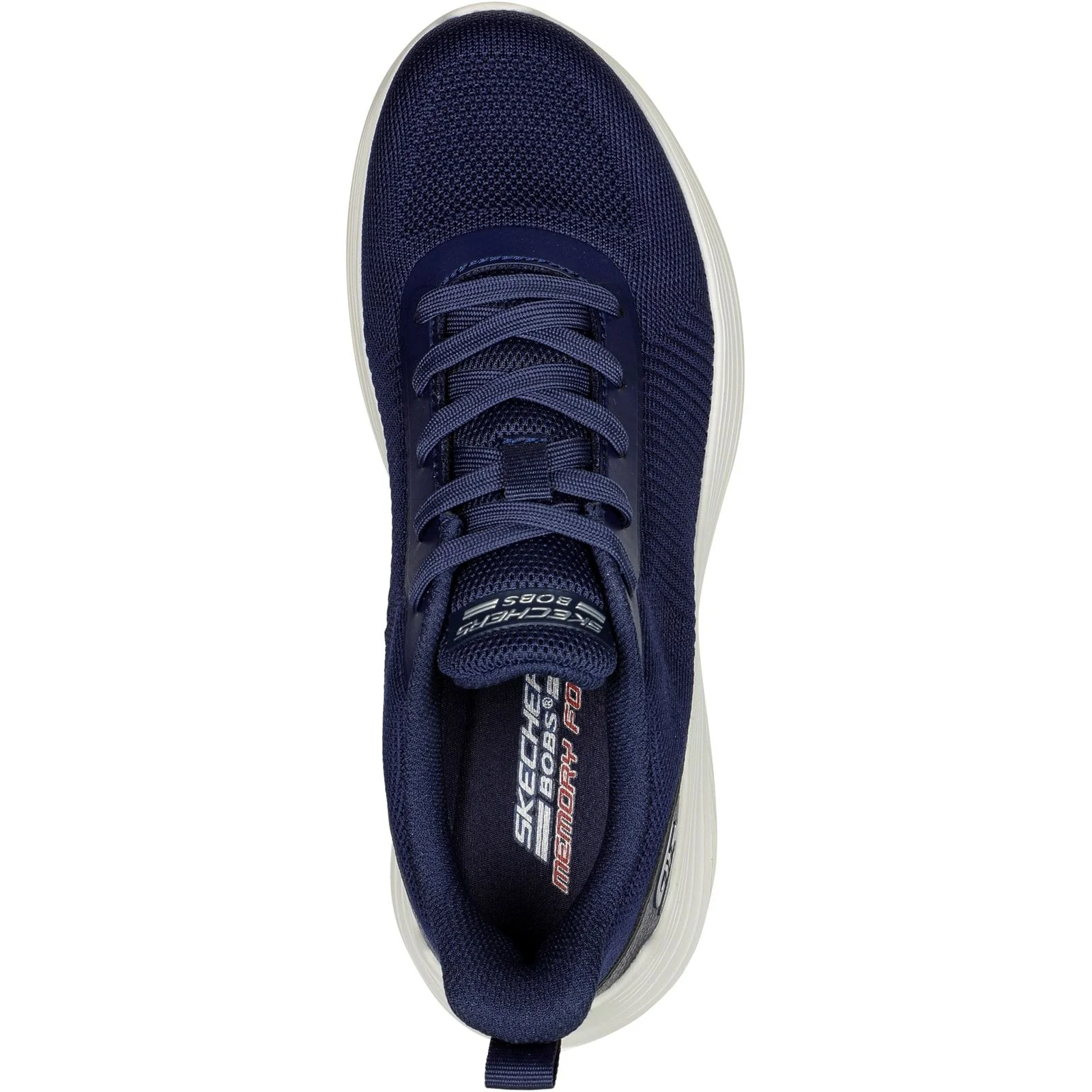 Skechers Womens Bobs Squad Waves Shoes Navy - Image 4