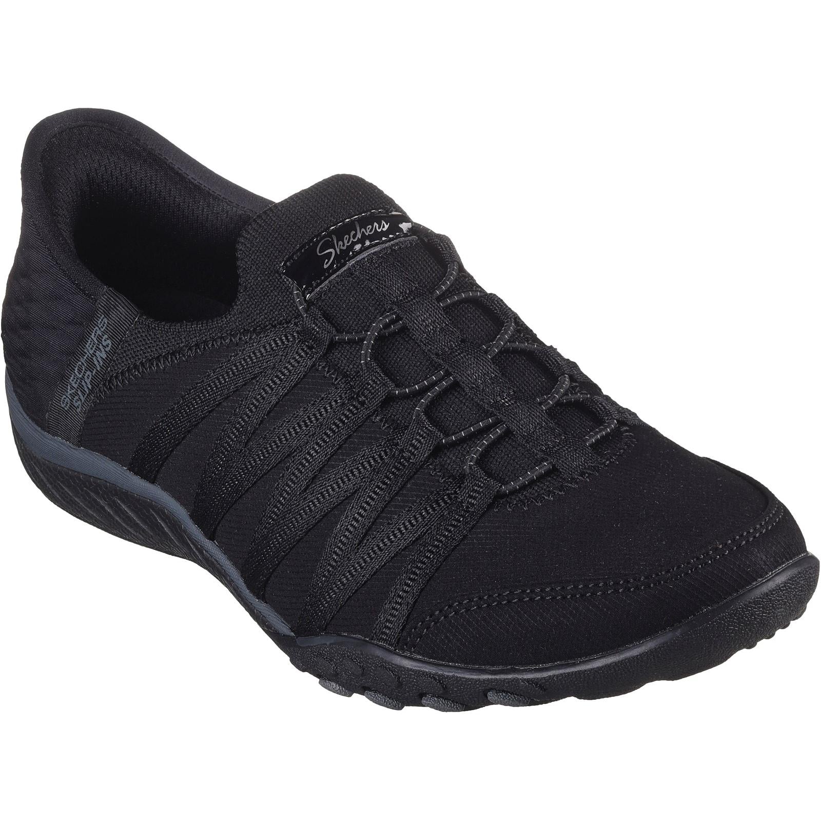 Skechers Womens Breathe-Easy - Roll-With-Me Shoe Black - Image 5