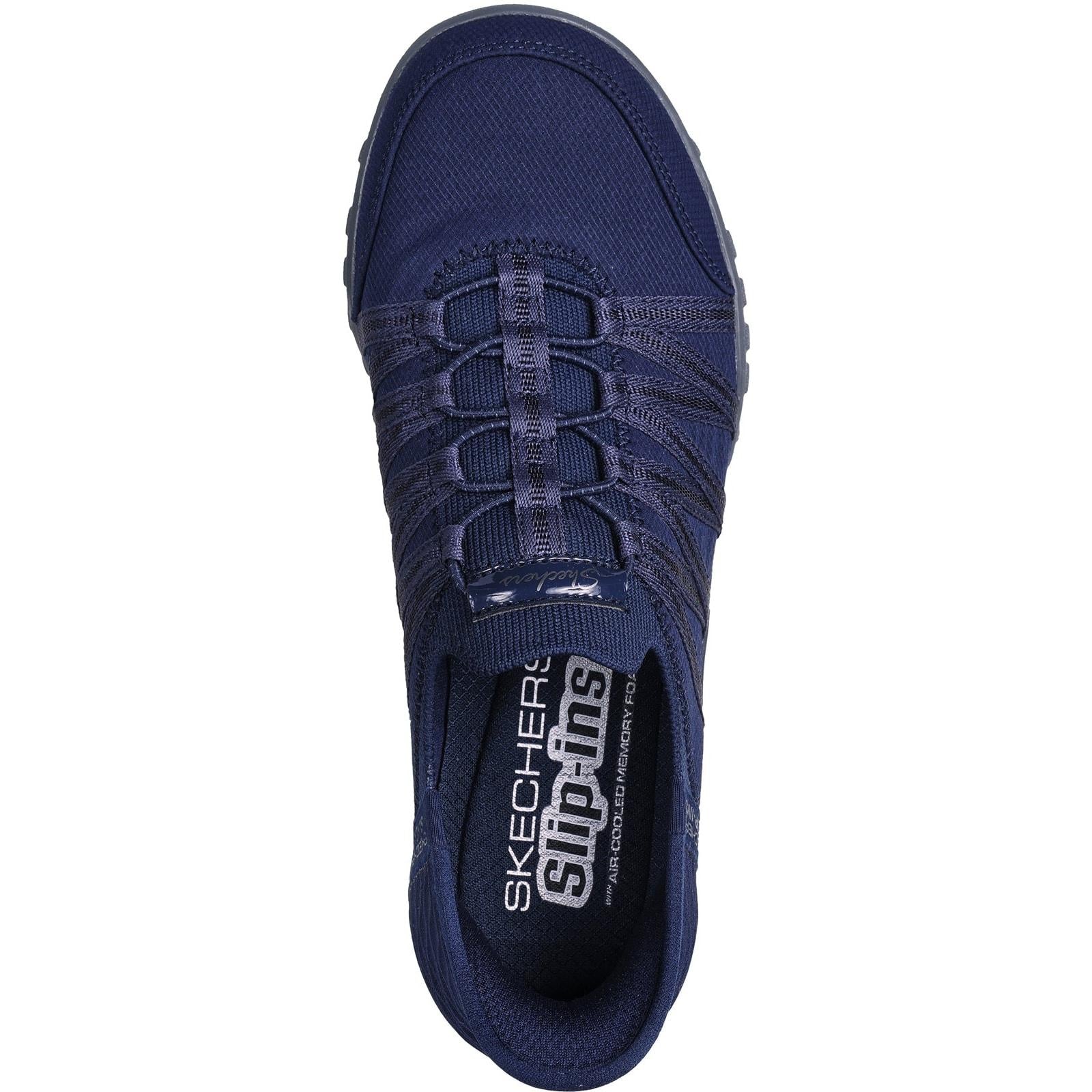 Skechers Womens Breathe-Easy - Roll-With-Me Shoe Navy - Image 3
