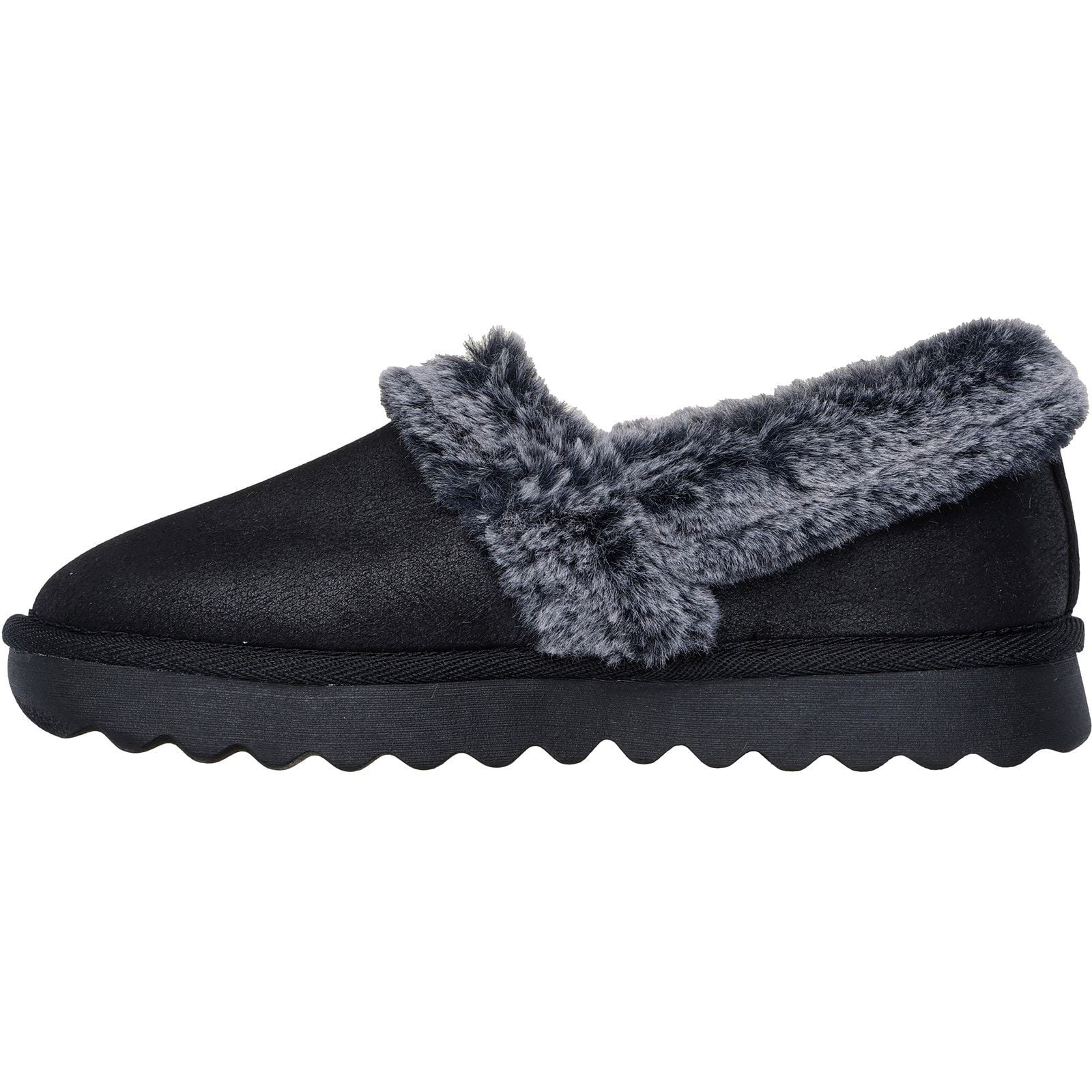 Skechers Womens Cozy Up Slippers Black - Image 2