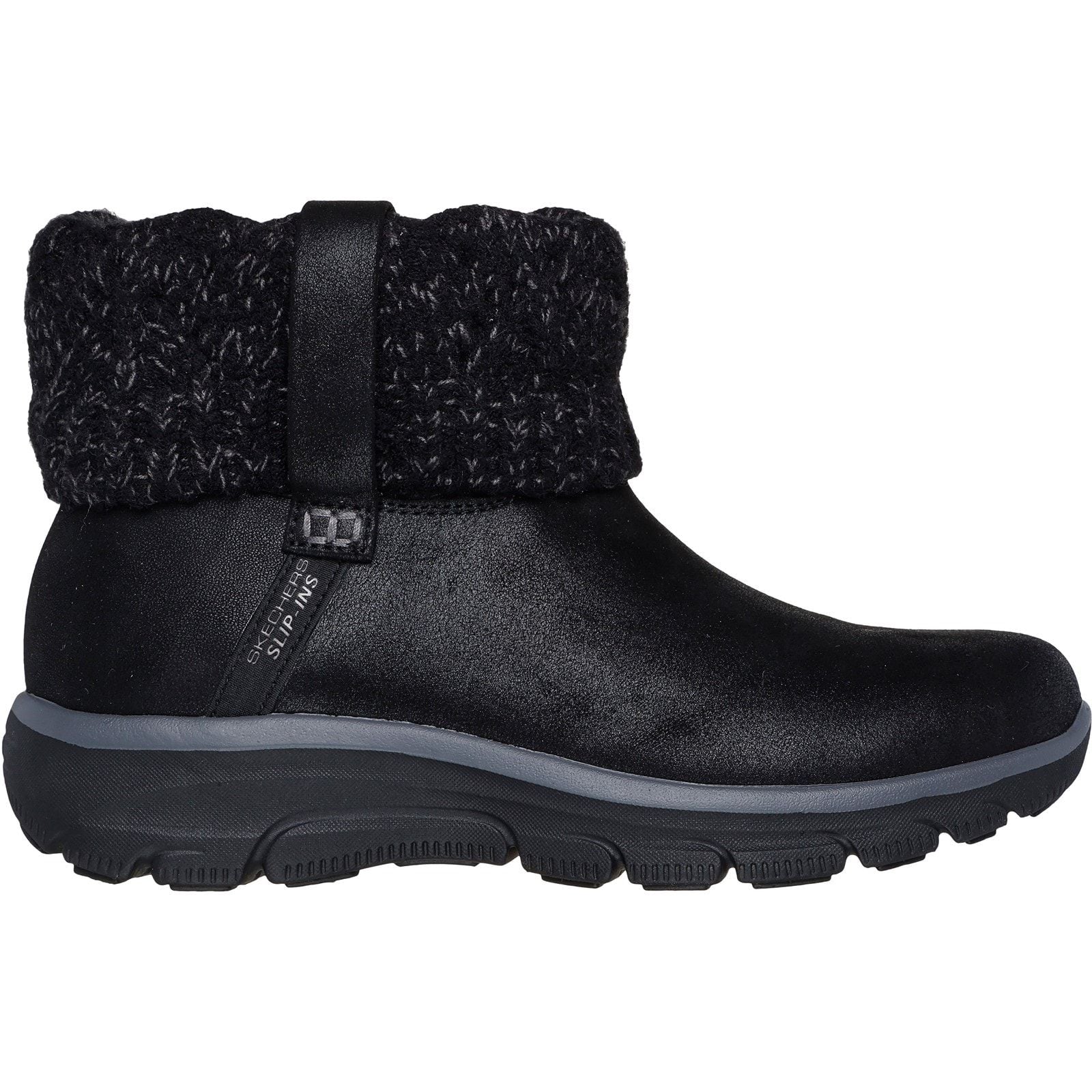Skechers Womens Easy Going Cozy Weather 2 Boots Black