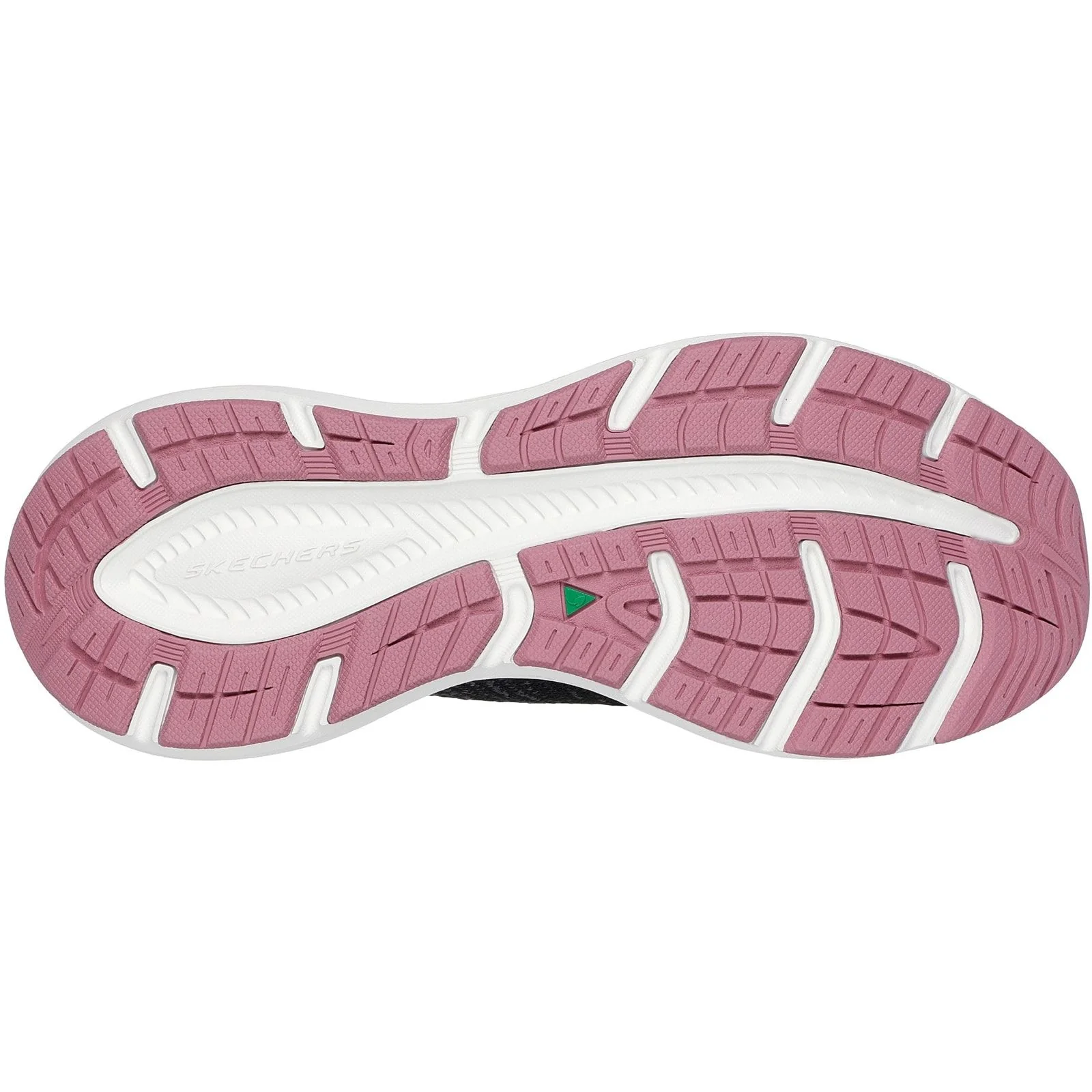 Skechers Womens Edgeride Impression Shoes Black/Pink - Image 3