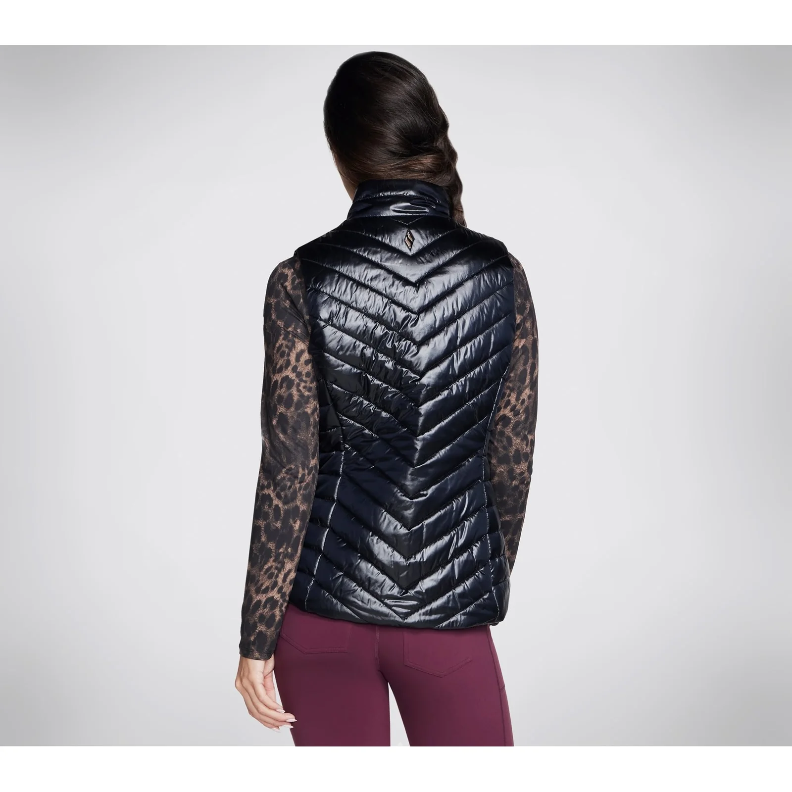 Skechers Womens Go Shield Shine Vest Black - Image 2