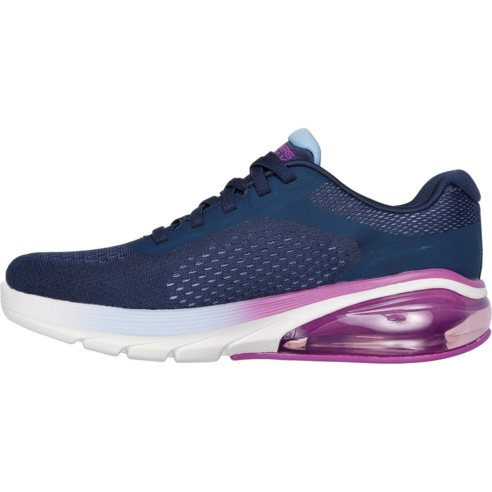 Skechers Womens Go Walk Air 3.0 Trainers Navy/Purple - Image 2