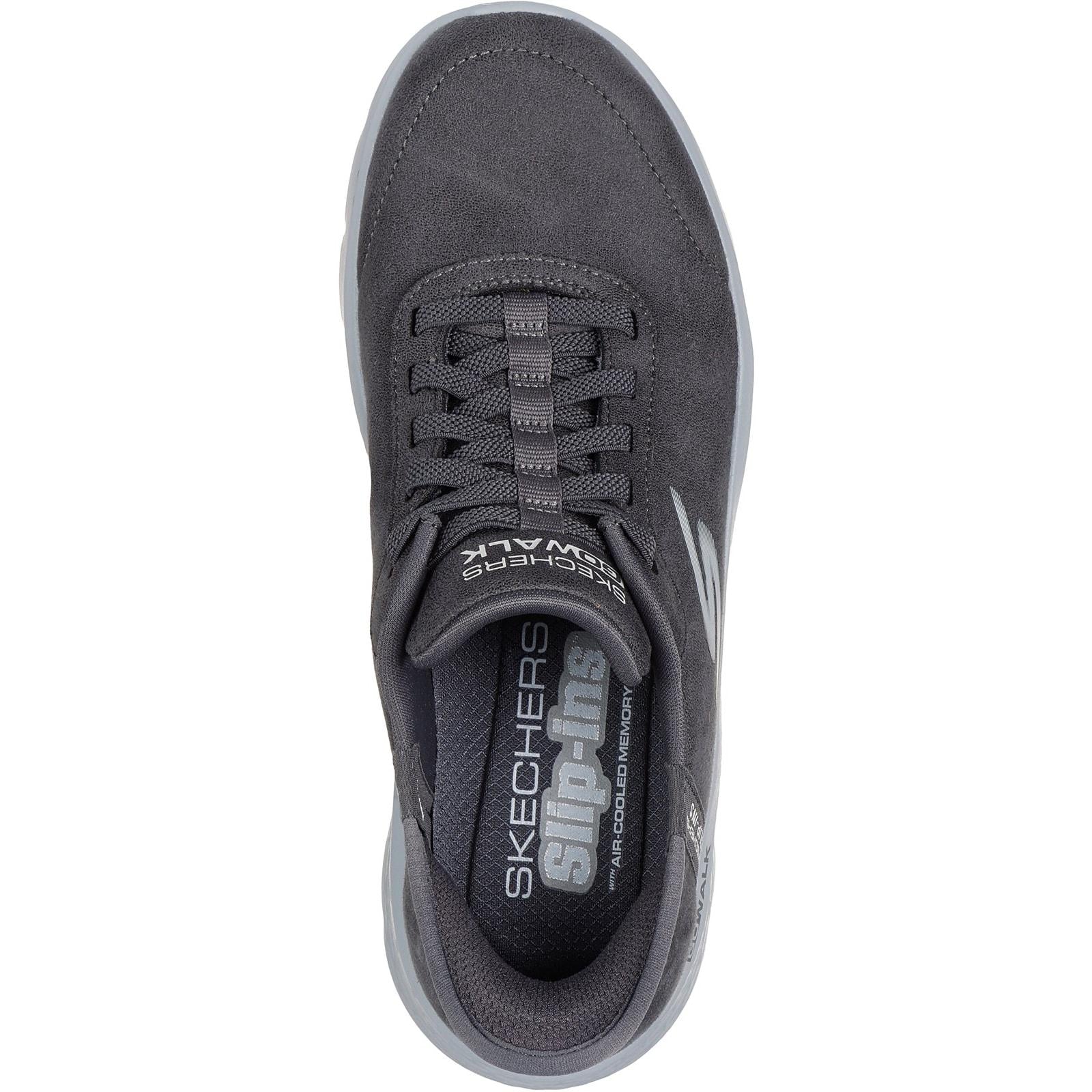 Skechers Womens Go Walk Flex Mali Trainers Charcoal - Image 3