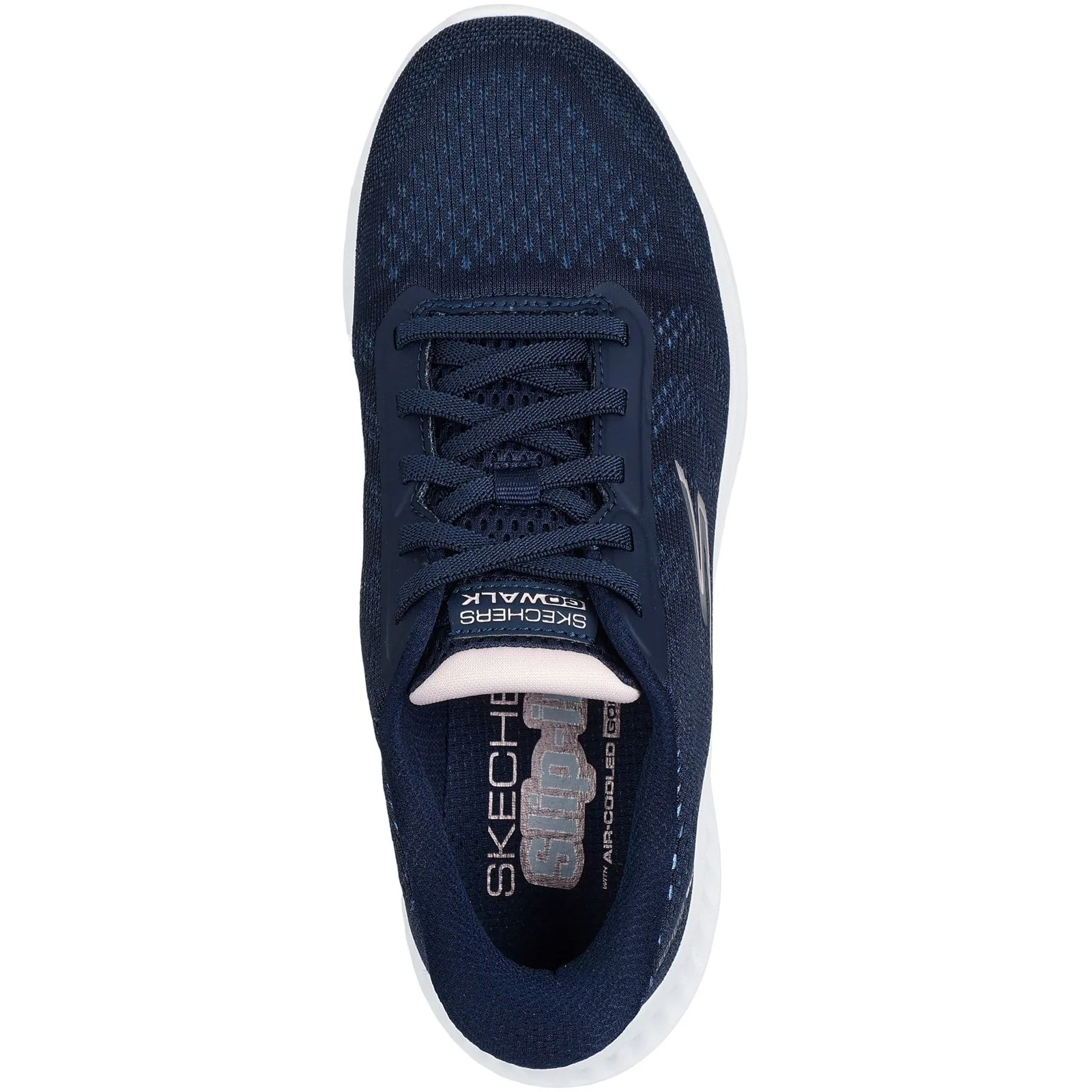 Skechers Womens Go Walk Now Khloe Trainers Navy/White - Image 3