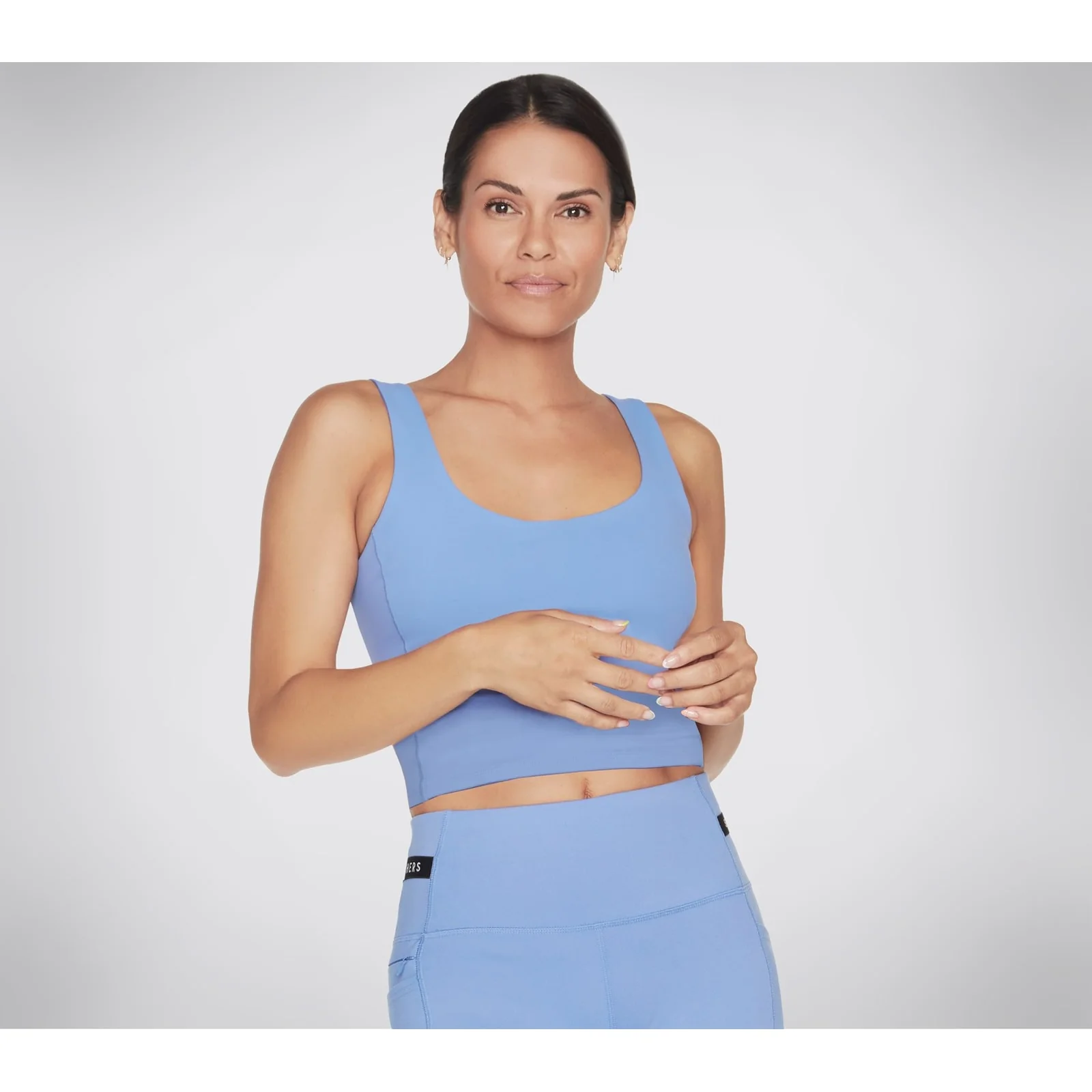 Skechers Womens Goflex Joy Longline Bra Baja Blue