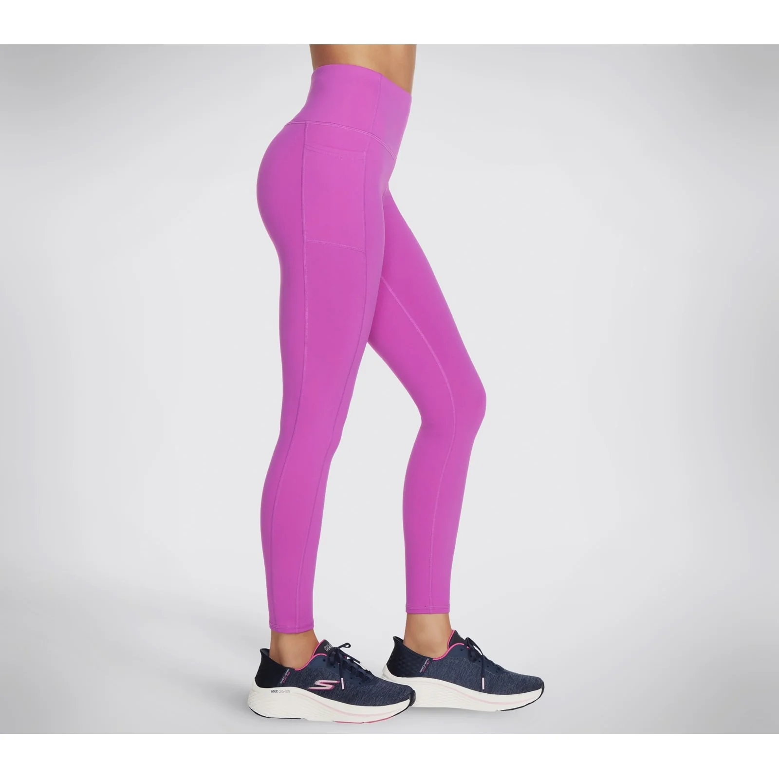 Skechers Womens GOWALK Wear High Waisted Legging Violet - Image 3