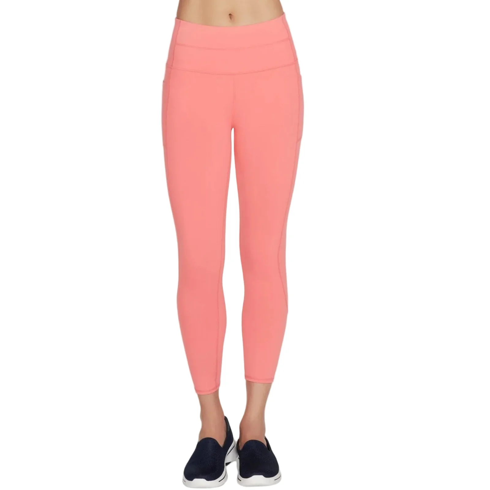 Skechers Womens GOWALK Wear High-Waisted 7/8 Legging Calypso Coral
