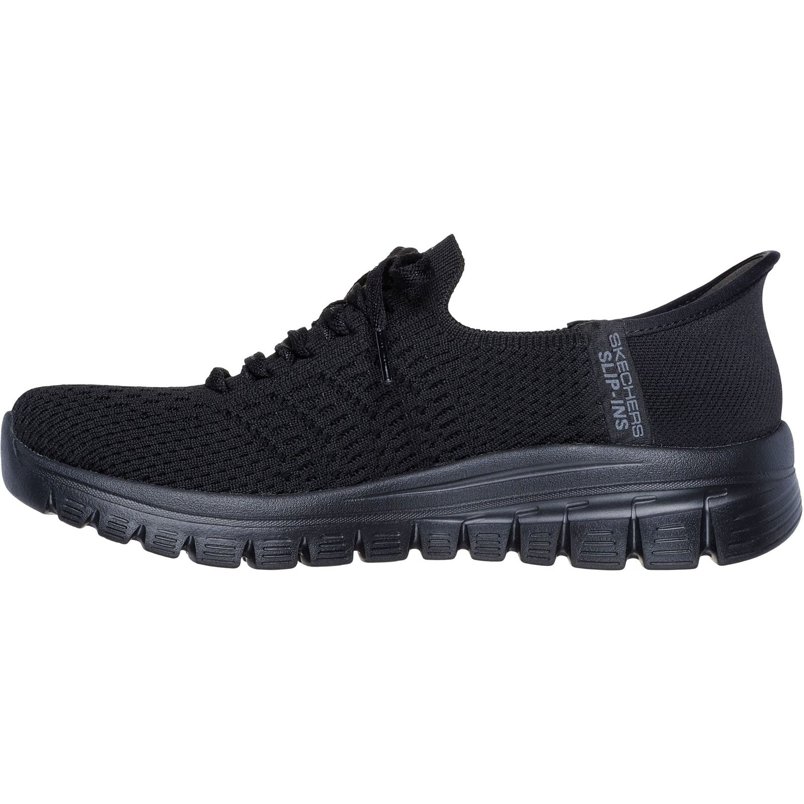 Skechers Womens Graceful First Blush Trainer Black - Image 2