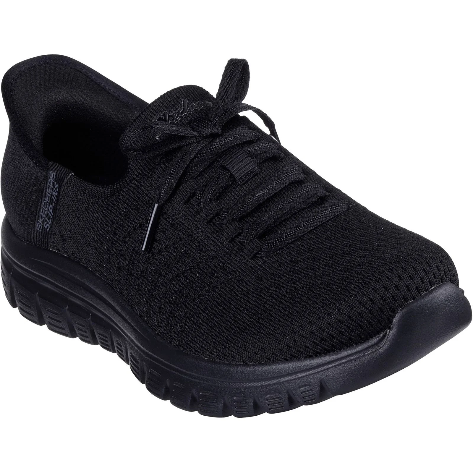 Skechers Womens Graceful First Blush Trainer Black - Image 5