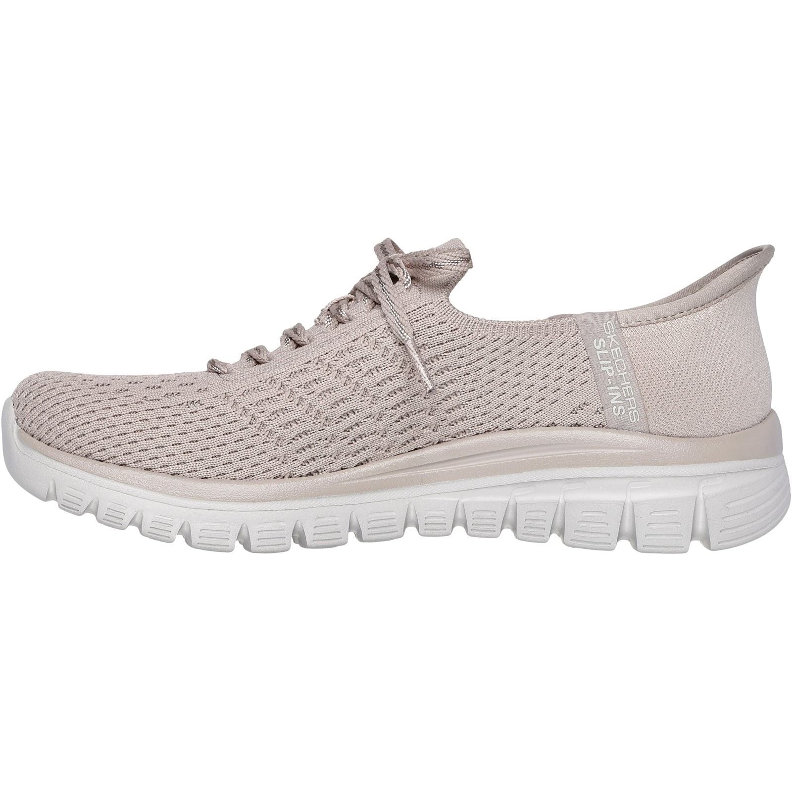 Skechers Womens Graceful First Blush Trainer Taupe - Image 2