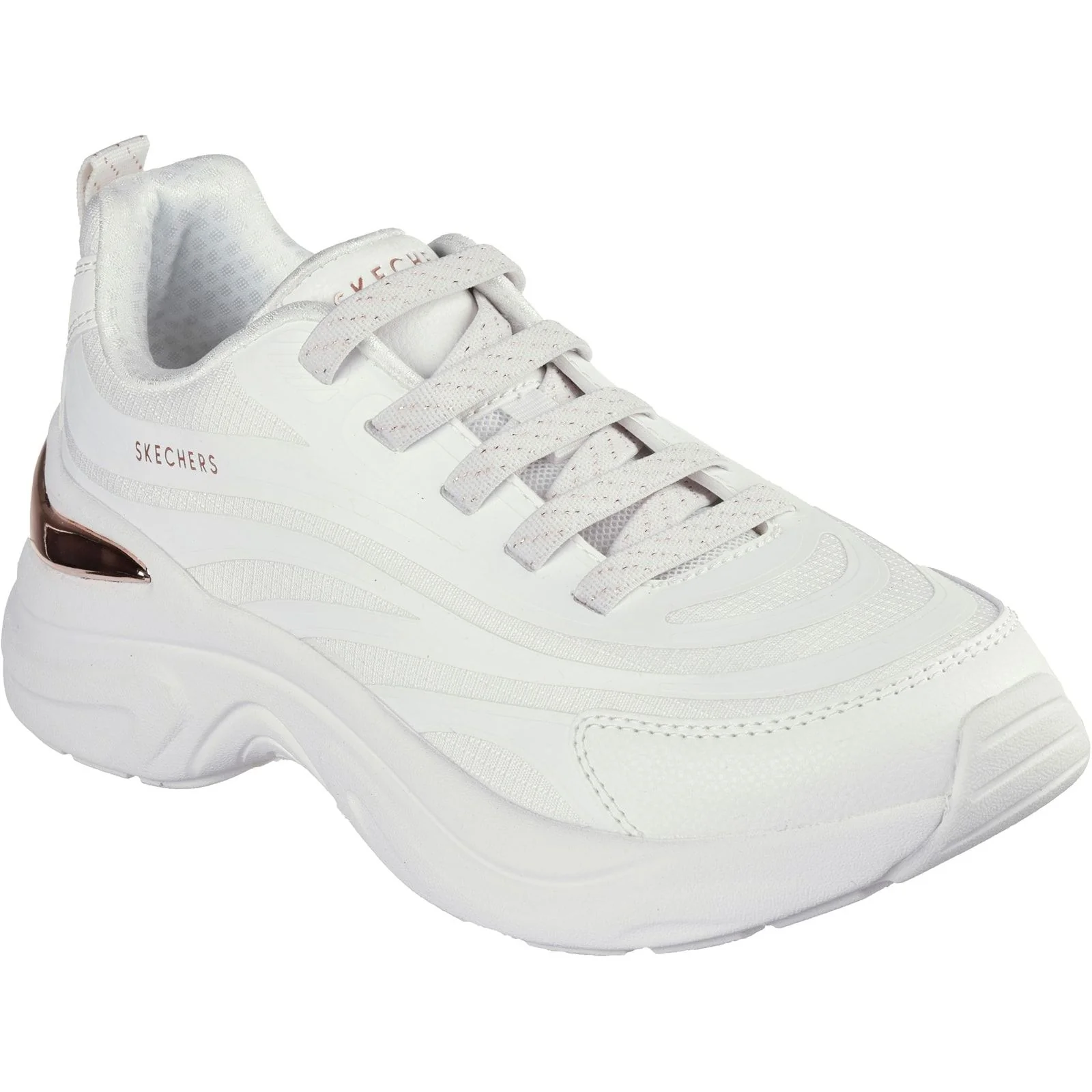 Skechers Womens Hazel Step N Flow Trainer White - Image 5