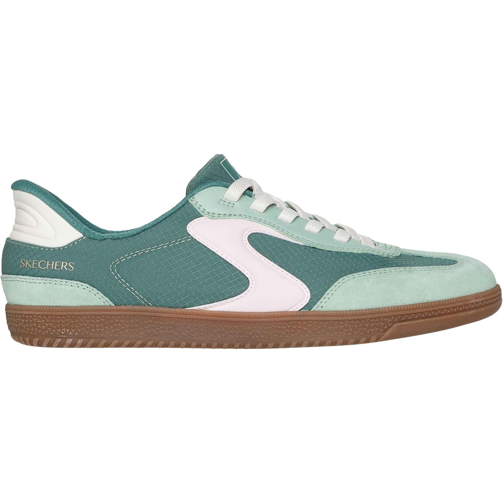 Skechers Womens Hotshot - Everyday Ease Trainers Green/Pink
