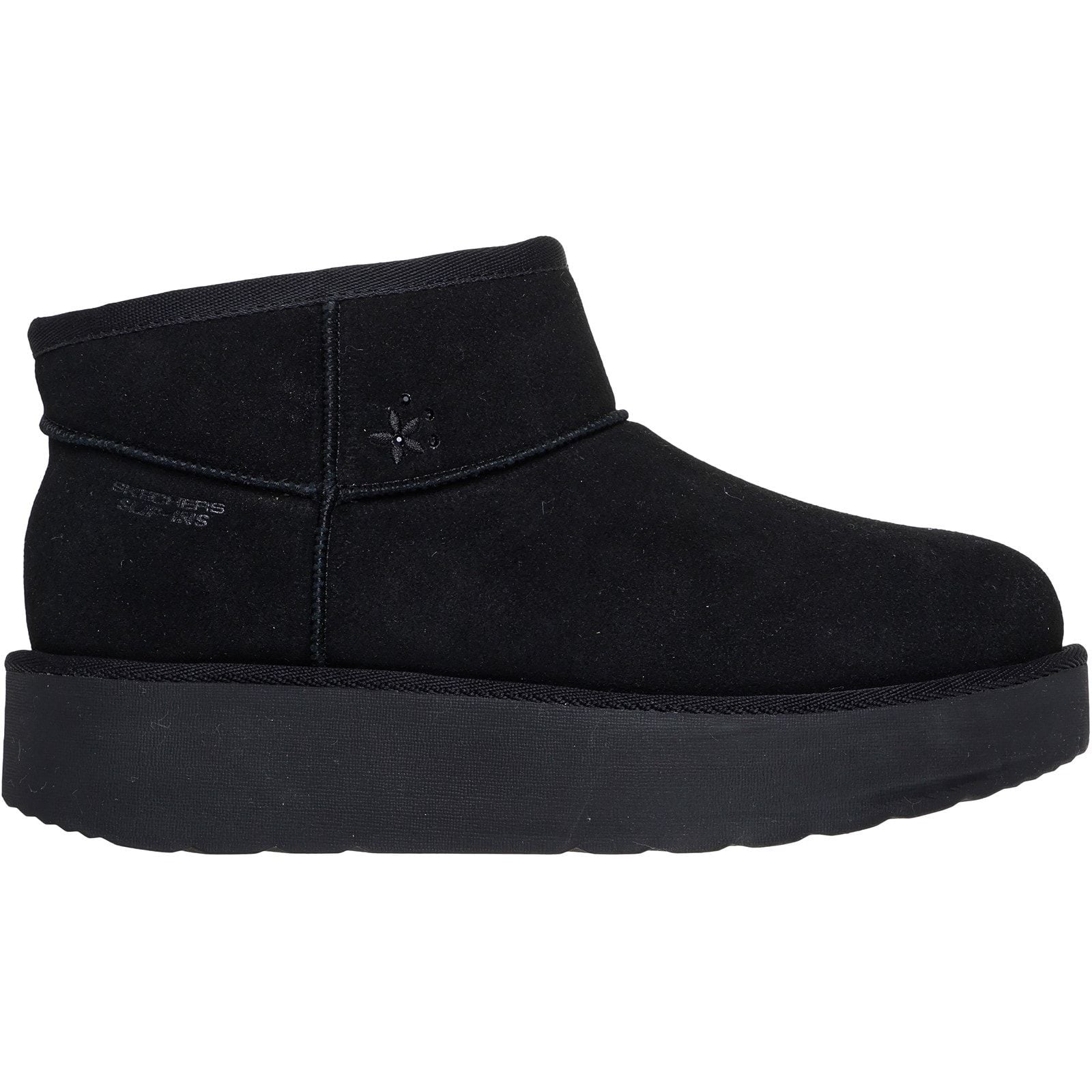 Skechers Womens Keep Cozy Boots Black