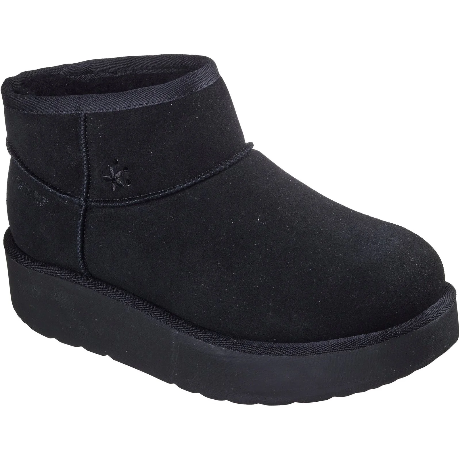 Skechers Womens Keep Cozy Boots Black - Image 5