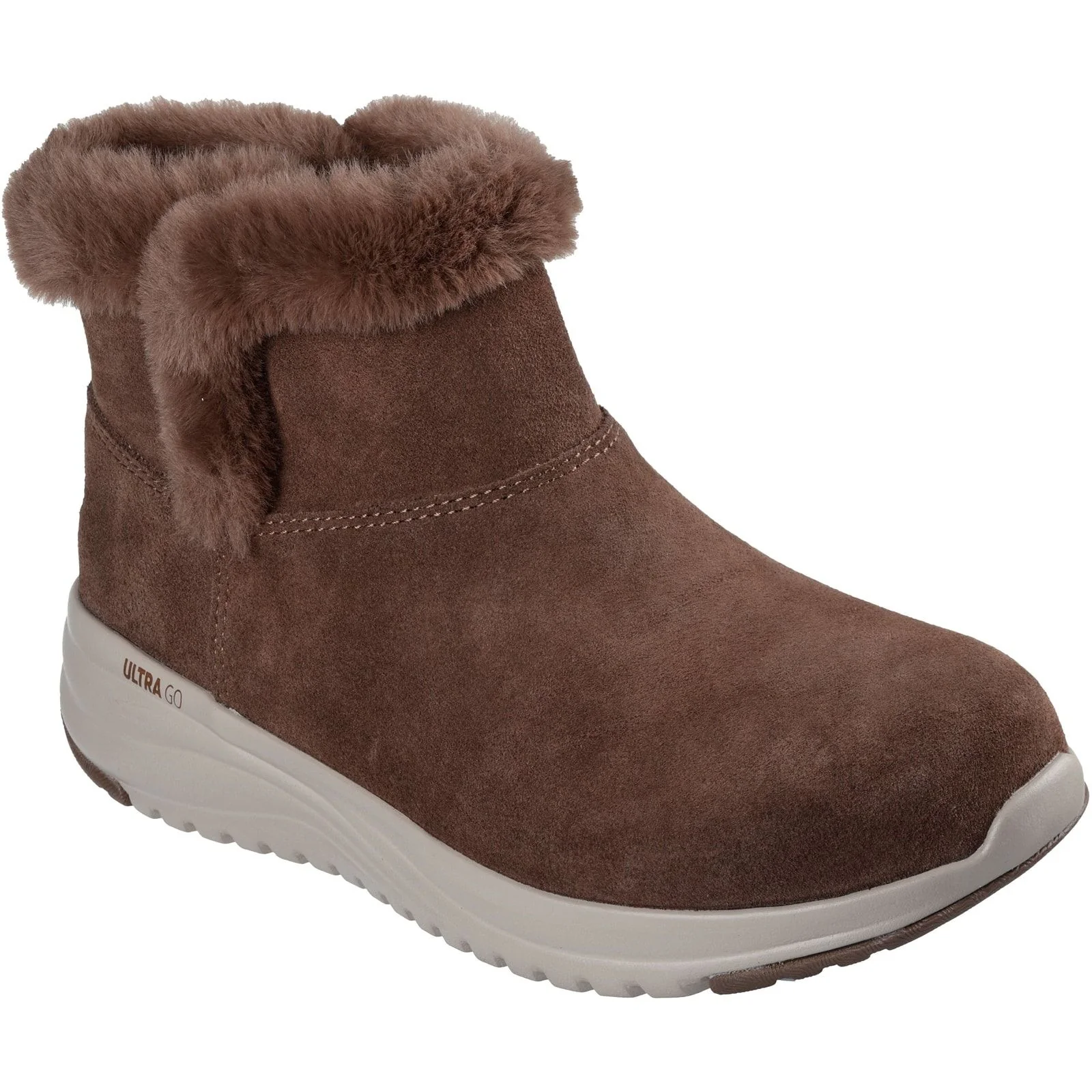 Skechers Womens On-the-GO Stellar - Cozy Step Shoe Chocolate - Image 5