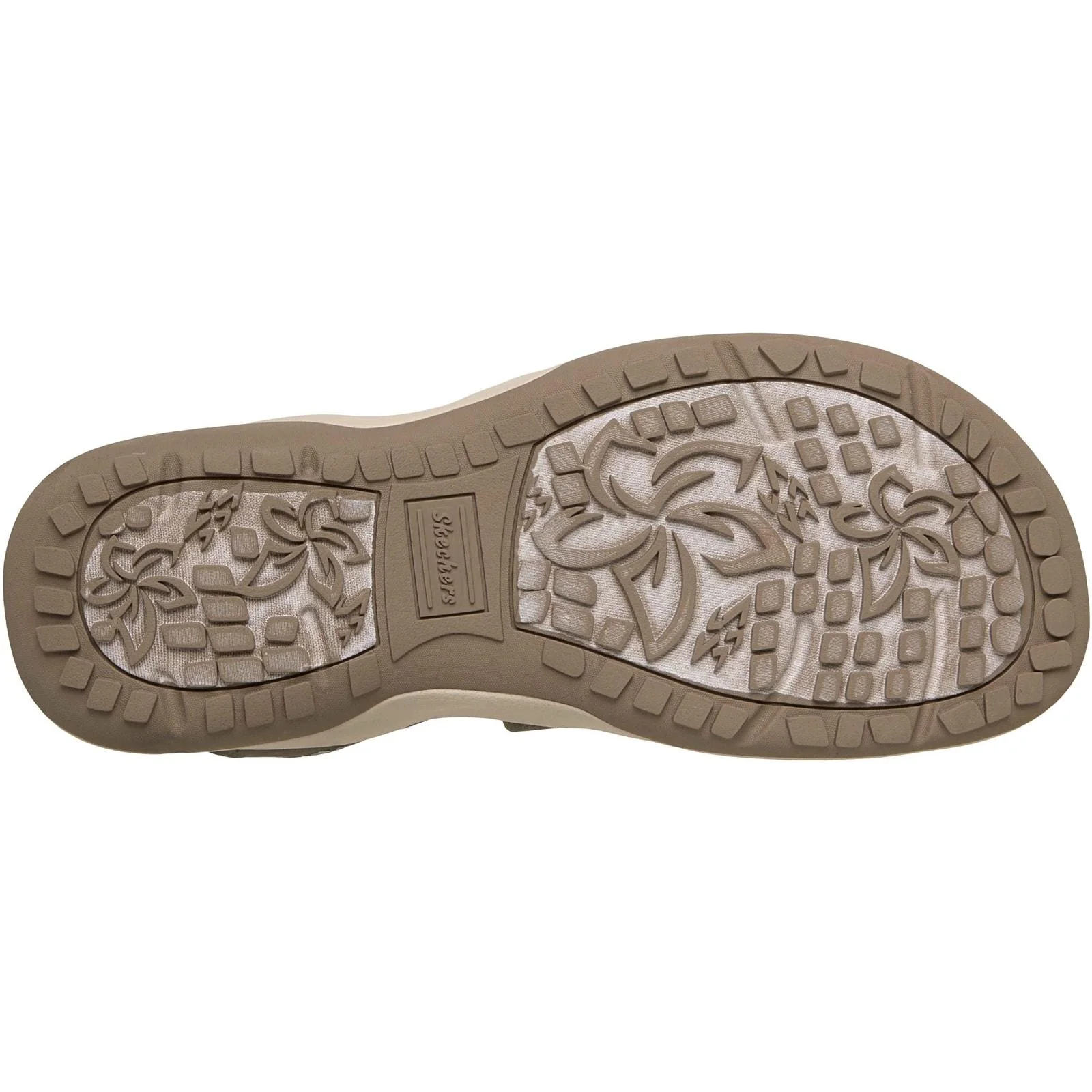Skechers Womens Reggae Slim Stretch Flex Sandal Olive - Image 4