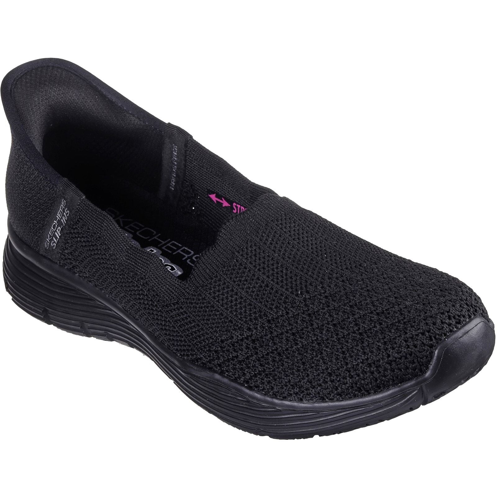 Skechers Womens Seager Believe It Shoe Black - Image 5