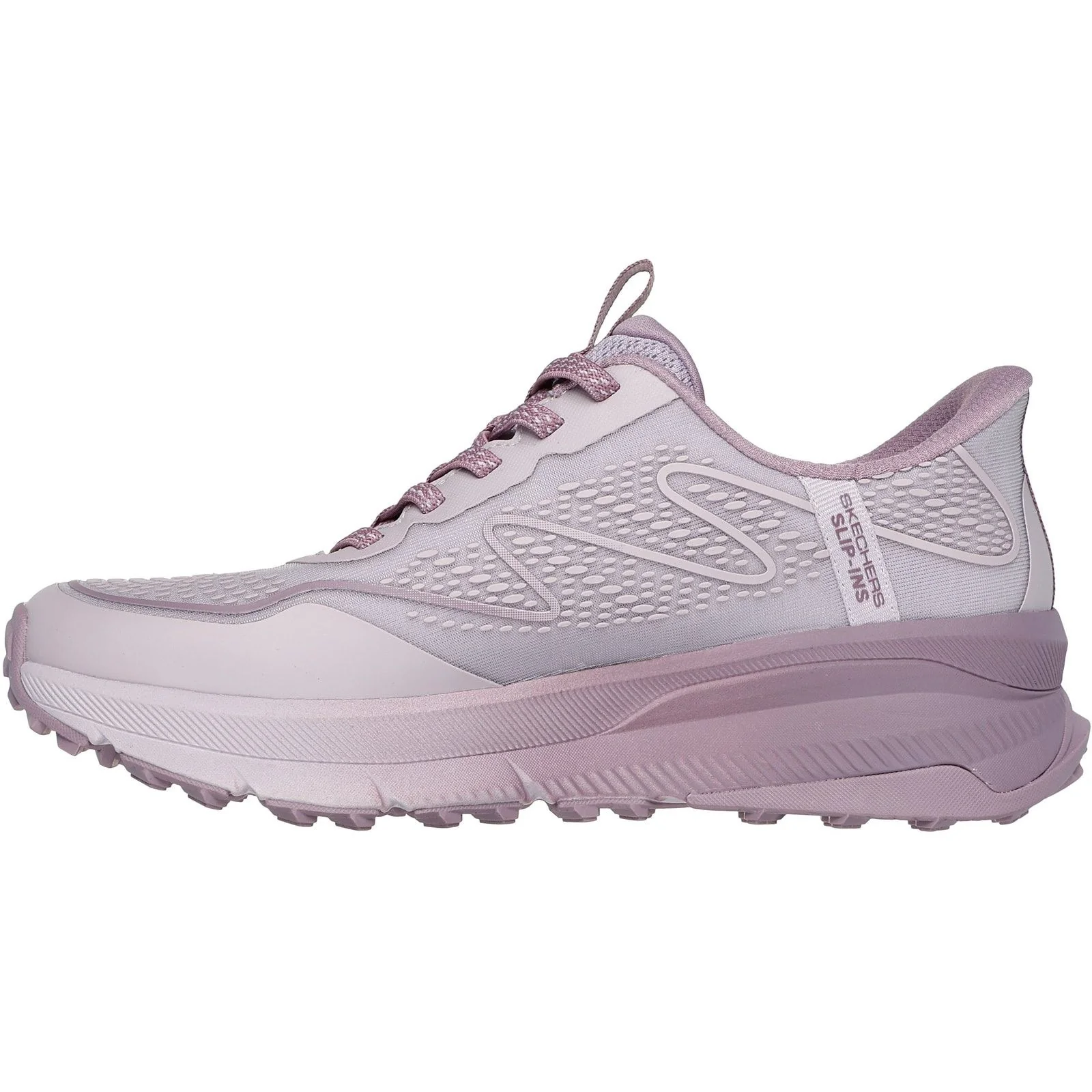 Skechers Womens Switch Back Mist Hiking Shoes Pink/Multi - Image 2