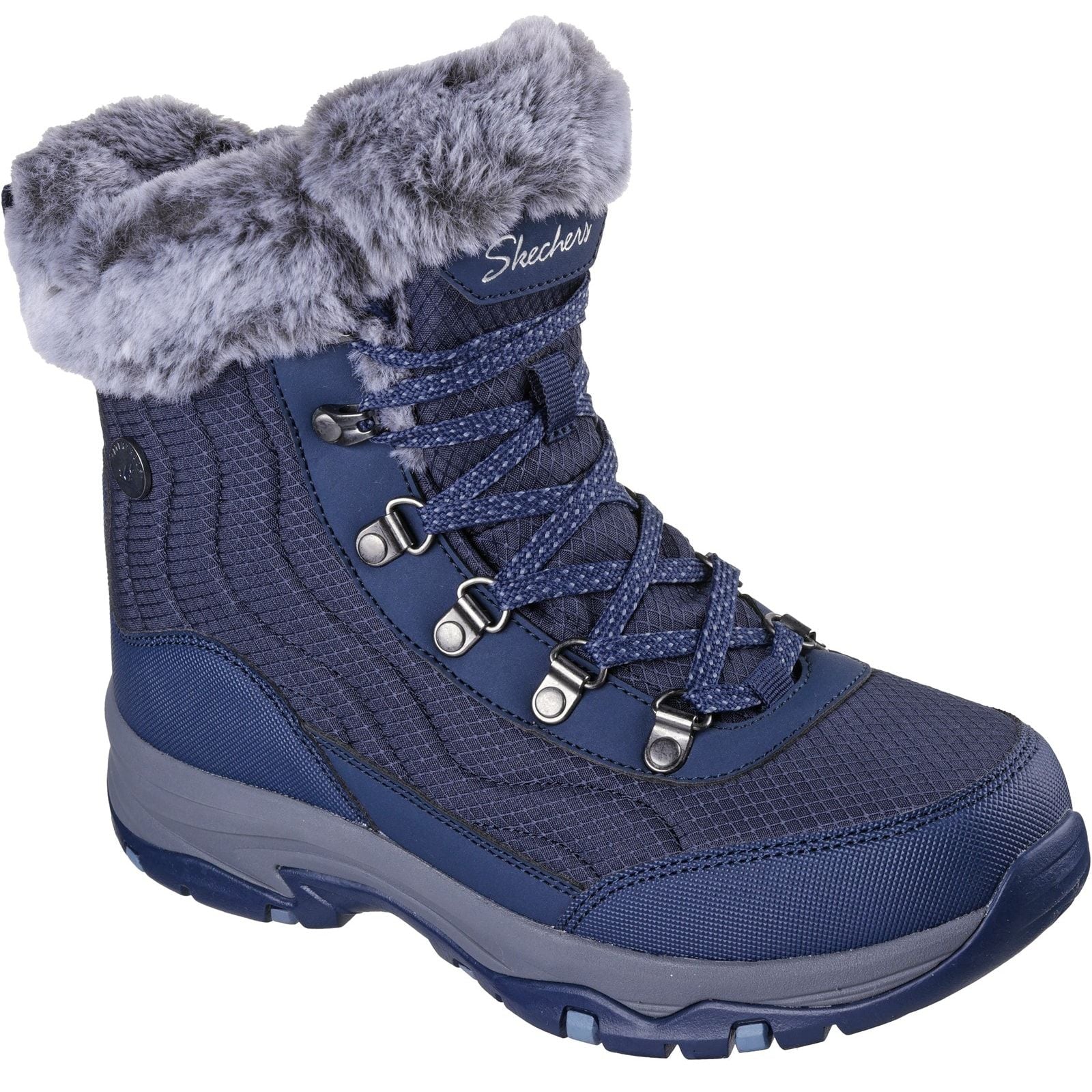 Skechers Womens Trego Stormie Boot Navy - Image 5