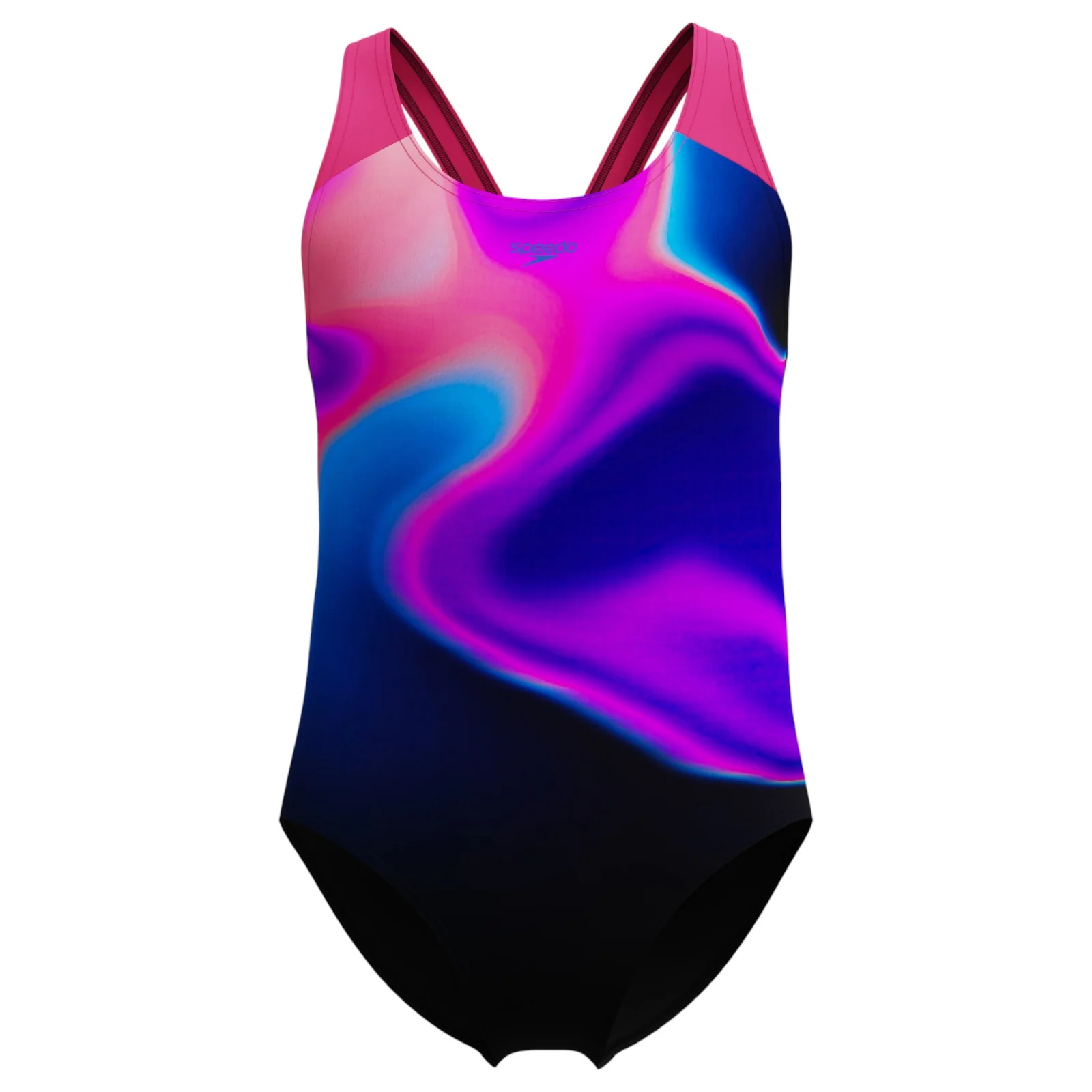 Speedo Endurance+ Printed Splashback Girls One-Piece Swimsuit - Image 3
