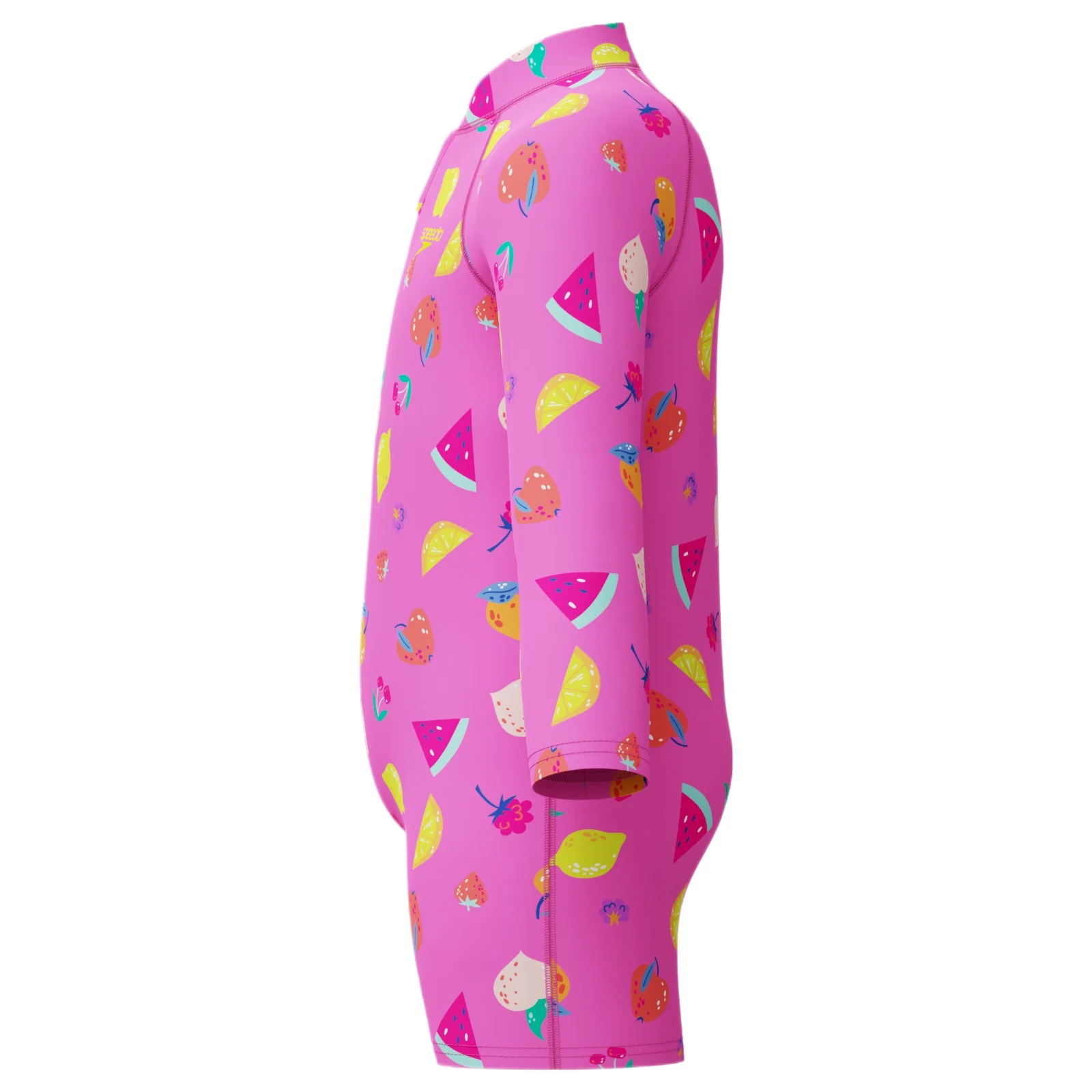 Speedo Junior Long Sleeve Print One Piece Zip Swimsuit - Image 7