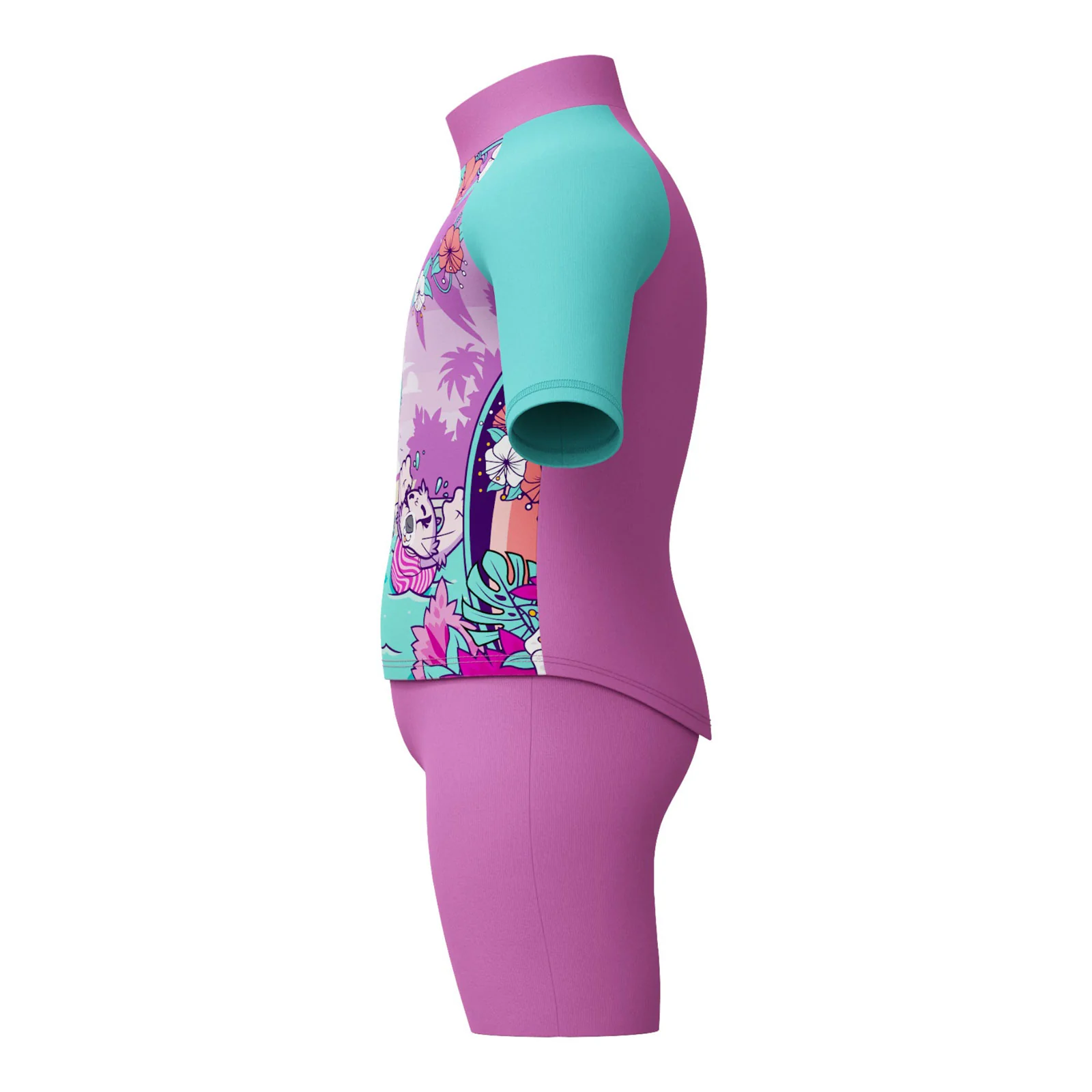 Speedo Learn to Swim Sun Protection Infant Girls Top &amp; Short Set - Image 6