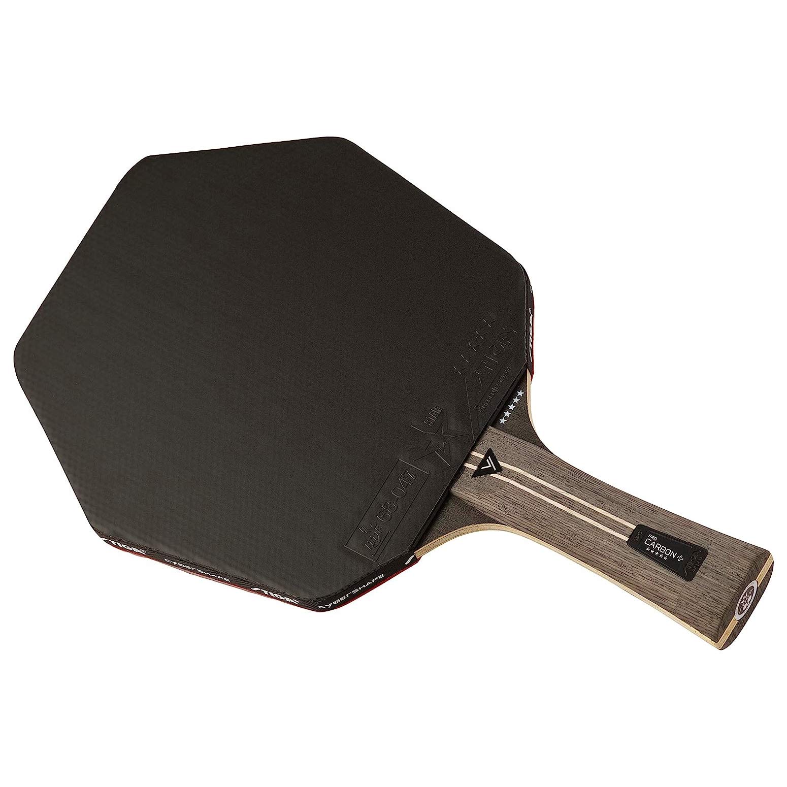 Stiga Cybershape Pro Carbon 5 Star Table Tennis Bat - Image 2