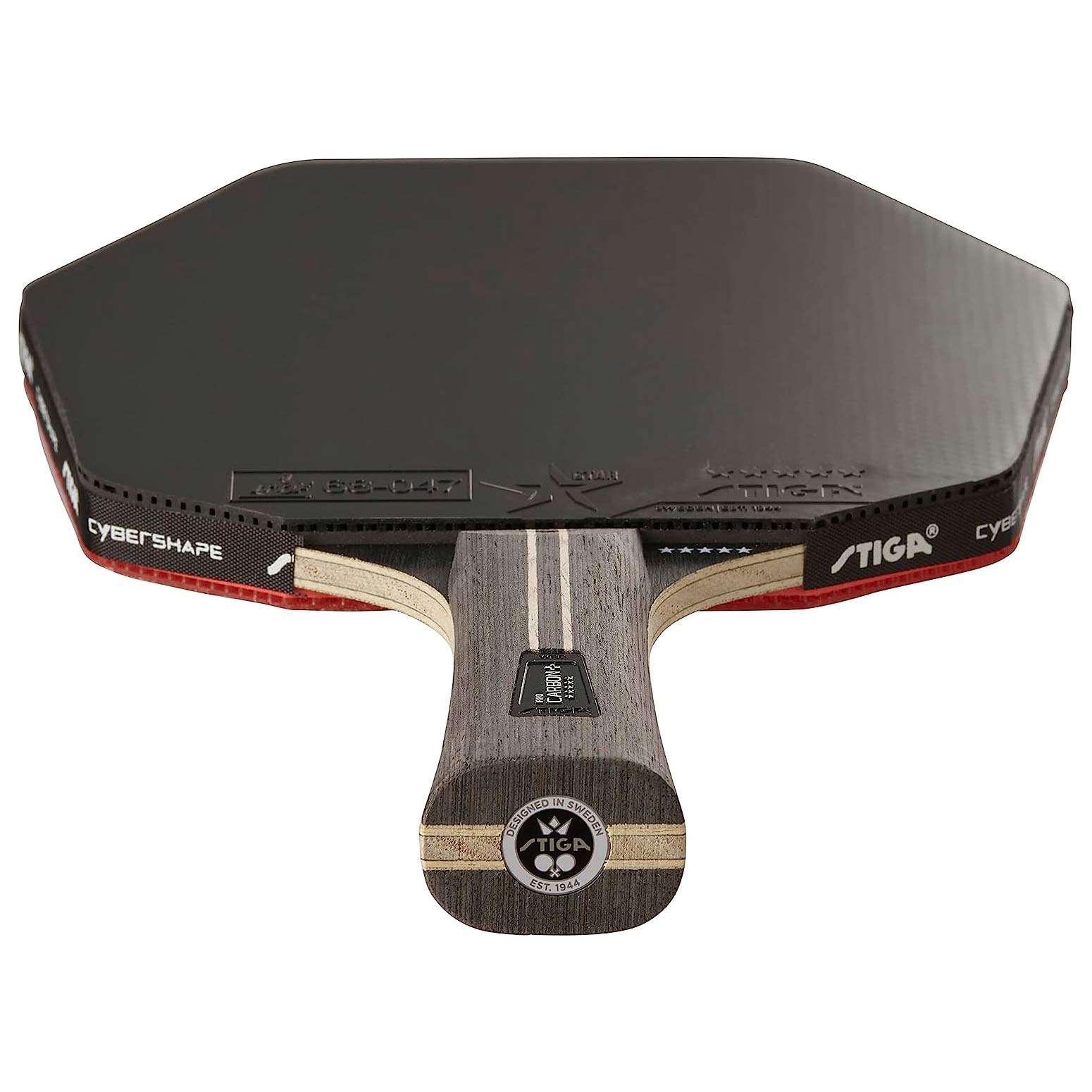 Stiga Cybershape Pro Carbon 5 Star Table Tennis Bat - Image 4