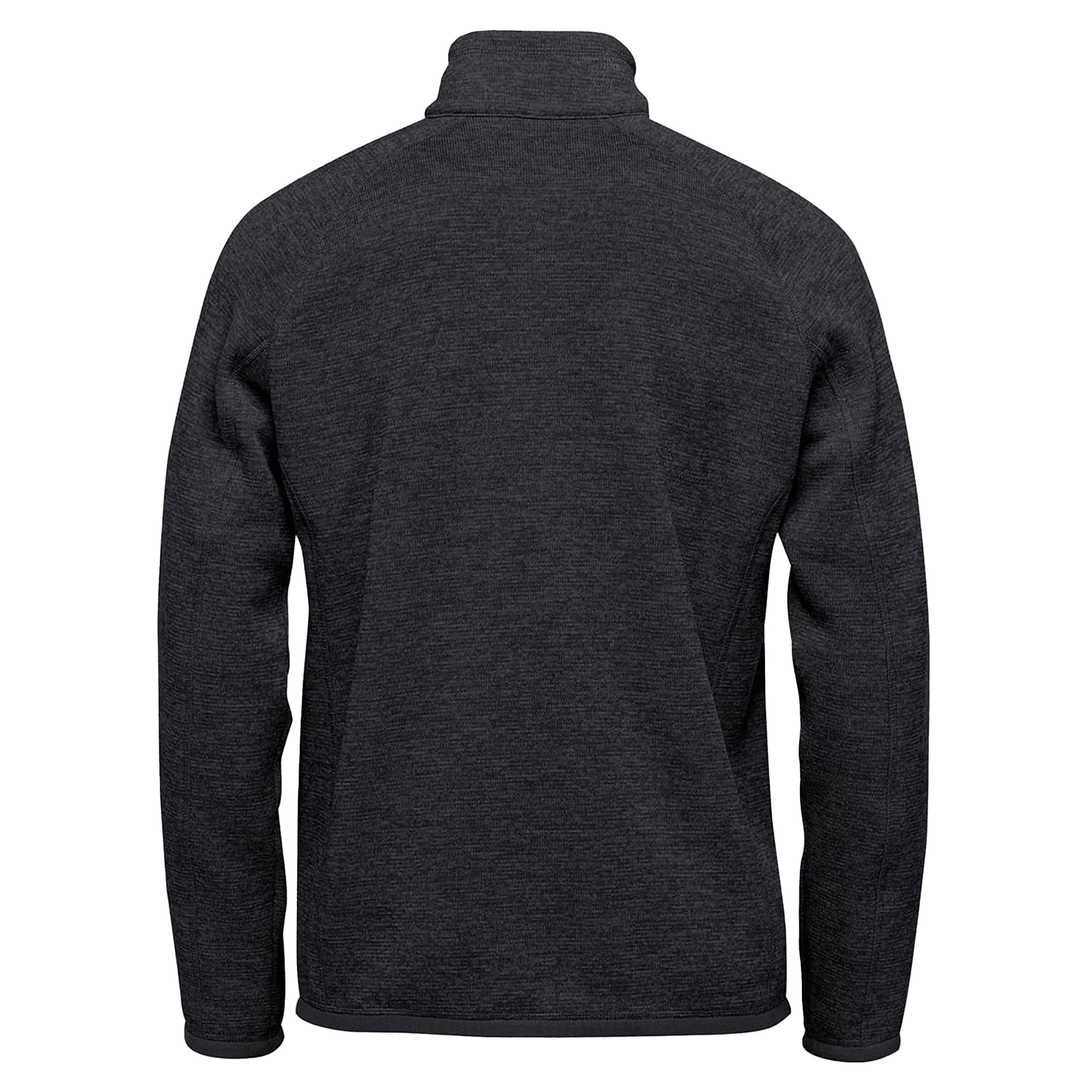Stormtech Mens Avalante Heather Full Zip Fleece Jacket Black - Image 2