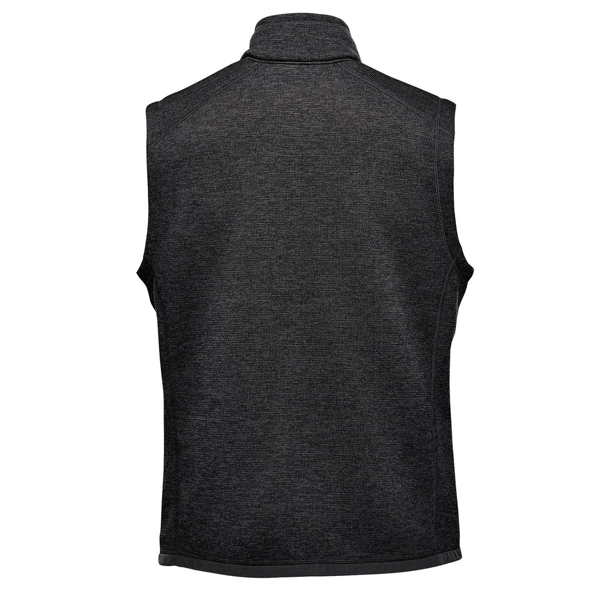 Stormtech Mens Avalante Knitted Heather Full Zip Gilet Black - Image 2